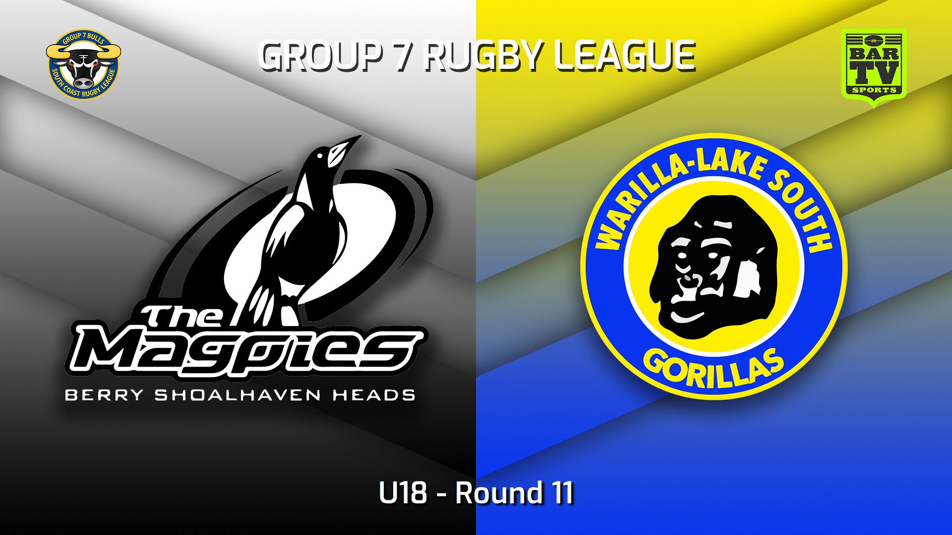 230617-South Coast Round 11 - U18 - Berry-Shoalhaven Heads Magpies v Warilla-Lake South Gorillas Slate Image