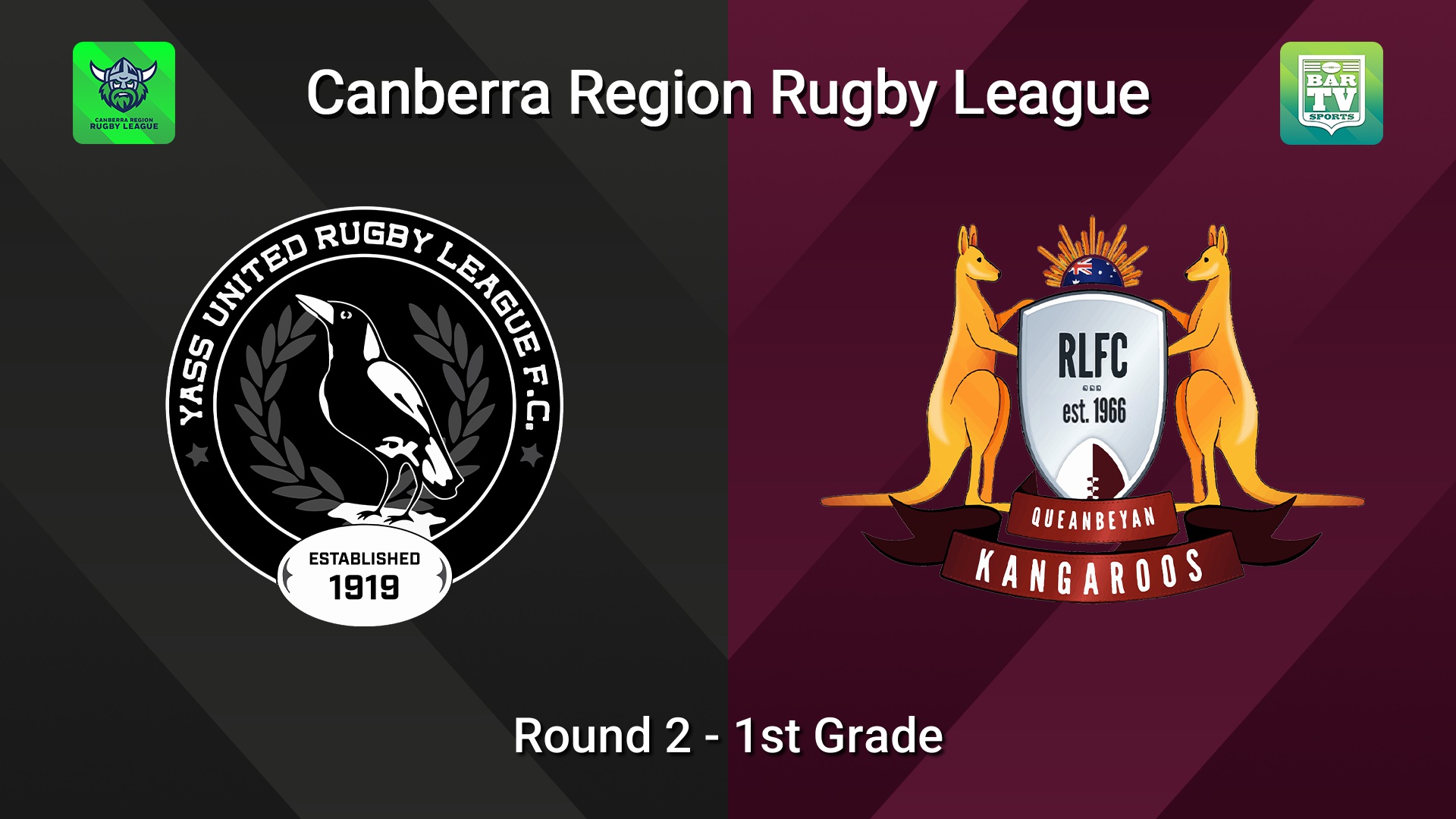 260418-video-Canberra Round 2 - 1st Grade - Yass Magpies v Queanbeyan Kangaroos Slate Image