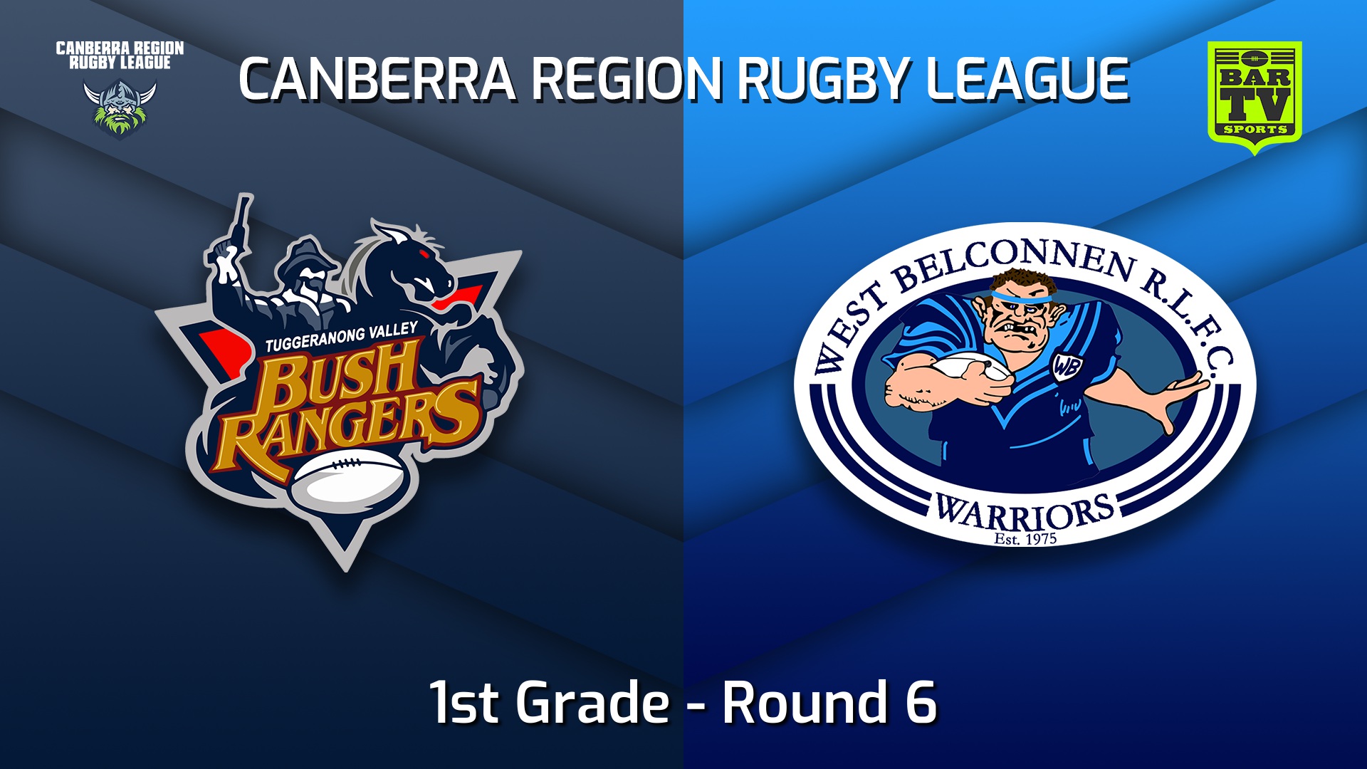 220521-Canberra Round 6 - 1st Grade - Tuggeranong Bushrangers v West Belconnen Warriors Slate Image