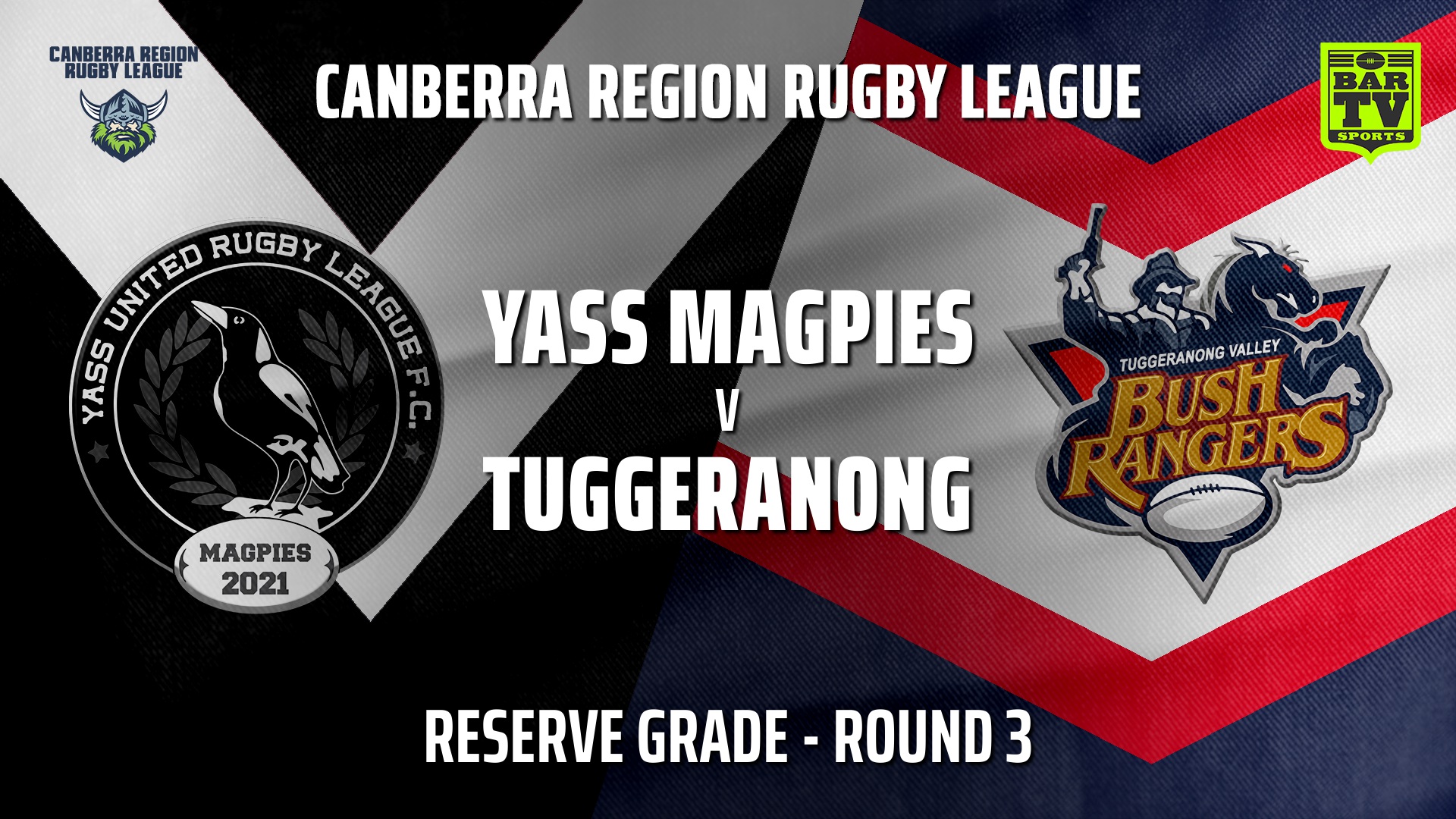 210421-CRRL Round 3 - Reserve Grade - Yass Magpies v Tuggeranong Bushrangers Slate Image