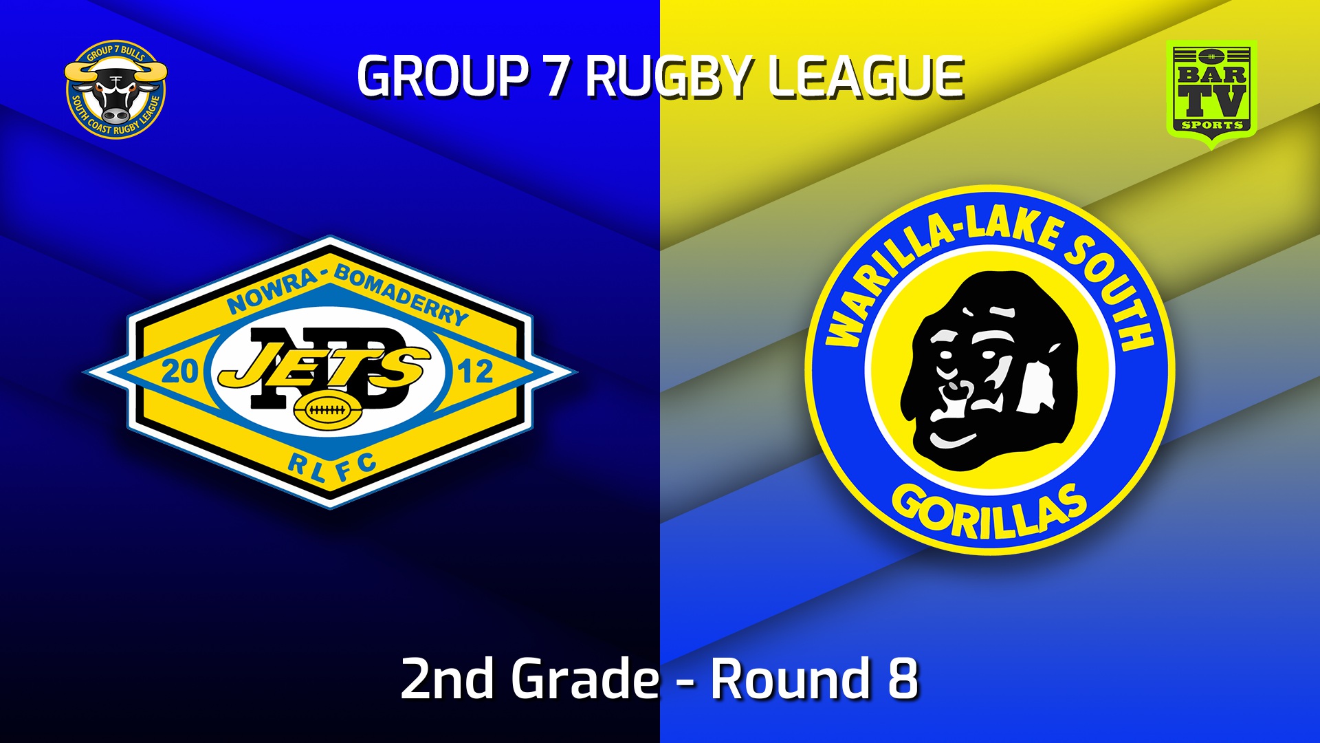 220605-South Coast Round 8 - 2nd Grade - Nowra-Bomaderry Jets v Warilla-Lake South Gorillas Slate Image
