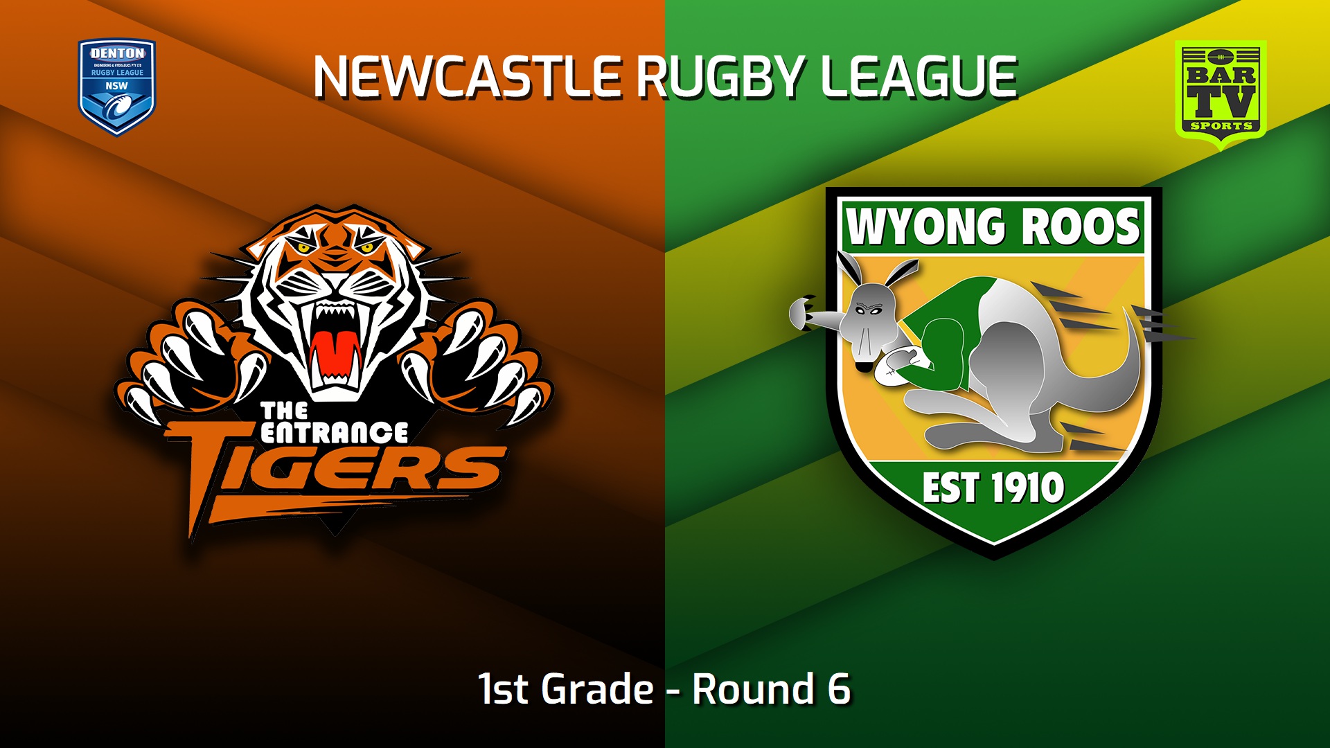 230430-Newcastle RL Round 6 - 1st Grade - The Entrance Tigers v Wyong Roos Slate Image