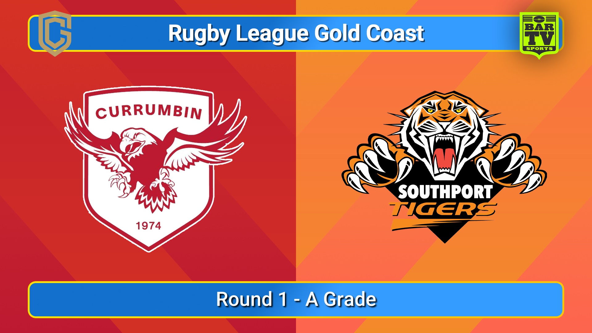 250405-video-Gold Coast Round 1 - A Grade - Currumbin Eagles v Southport Tigers Slate Image
