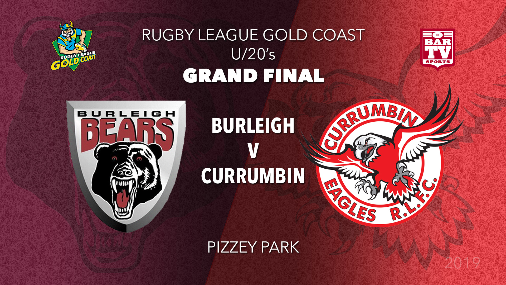 RLGC Grand Final - 20s - Burleigh Bears v Currumbin Eagles Slate Image