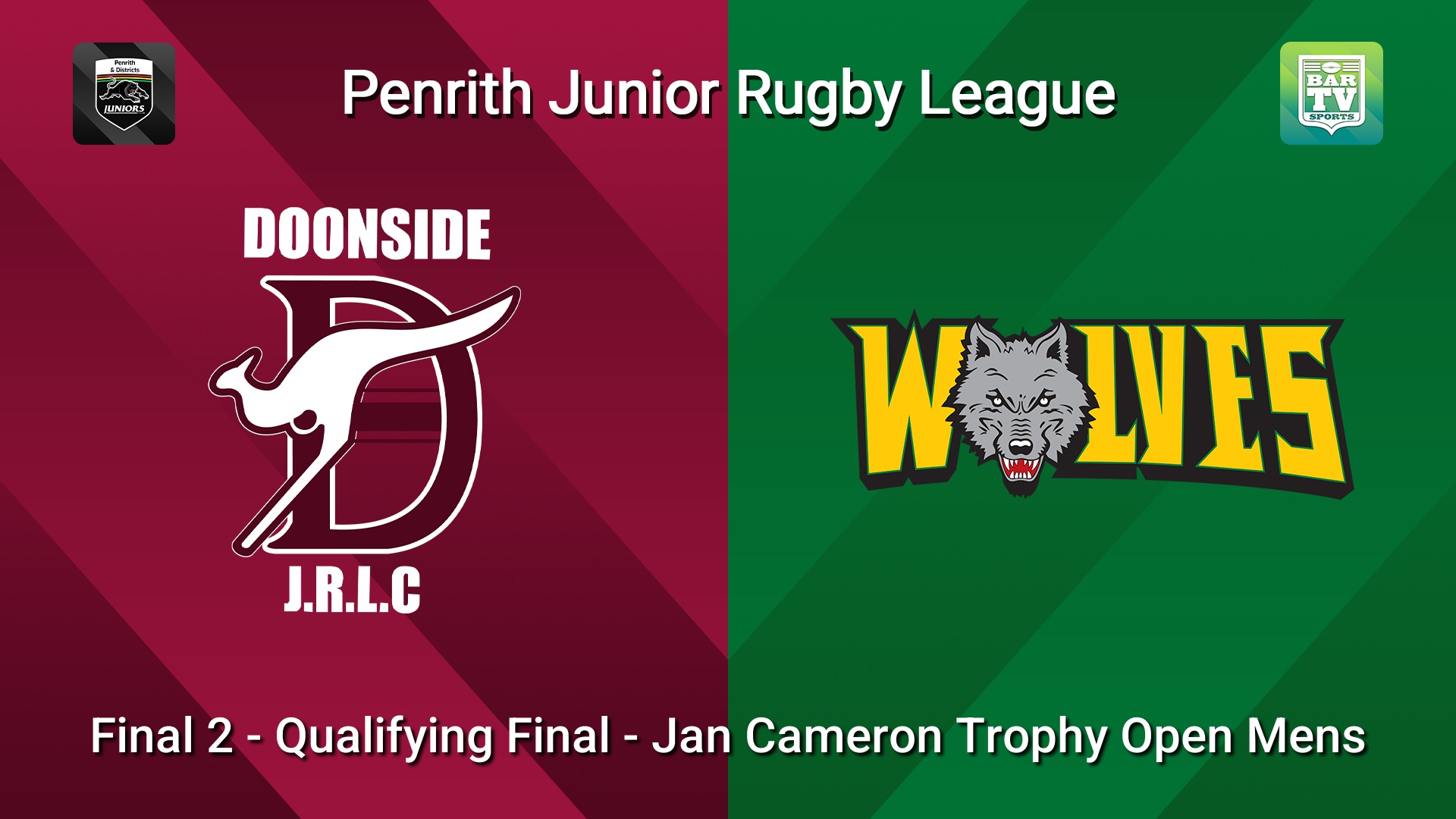 260830-video-Penrith & District Junior Rugby League Final 2 - Qualifying Final - Jan Cameron Trophy Open Mens - Doonside v Windsor Wolves Slate Image