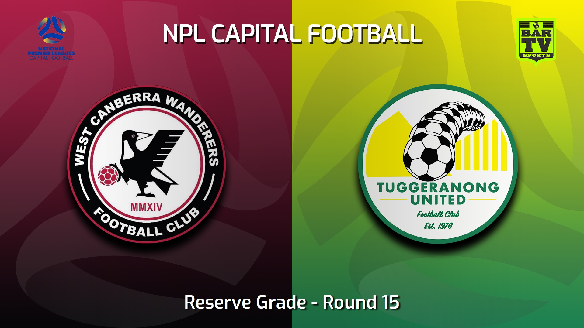 230723-NPL Women - Reserve Grade - Capital Football Round 15 - West Canberra Wanderers FC (women) v Tuggeranong United FC (women) Slate Image