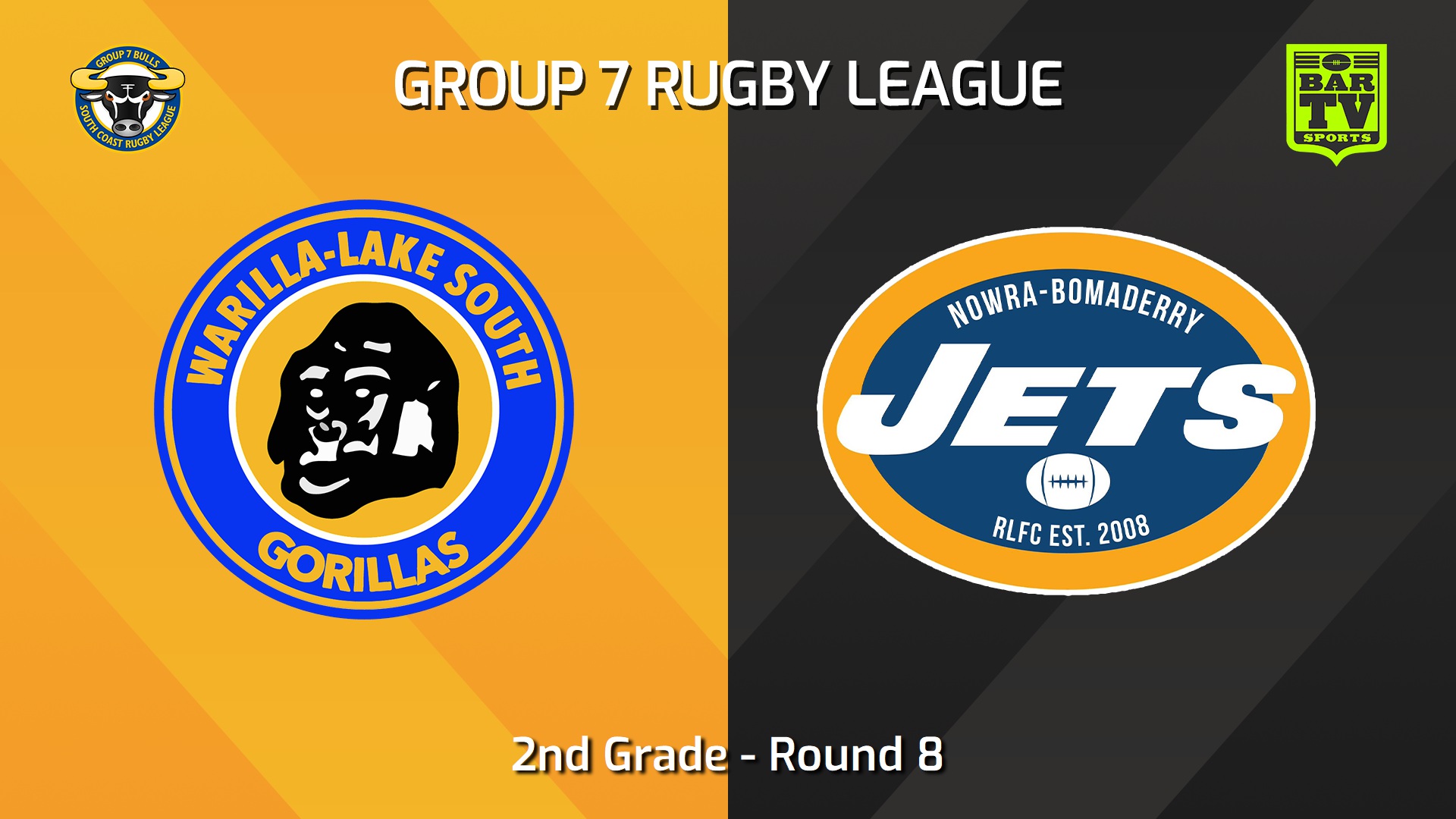 240526-video-South Coast Round 8 - 2nd Grade - Warilla-Lake South Gorillas v Nowra-Bomaderry Jets Slate Image