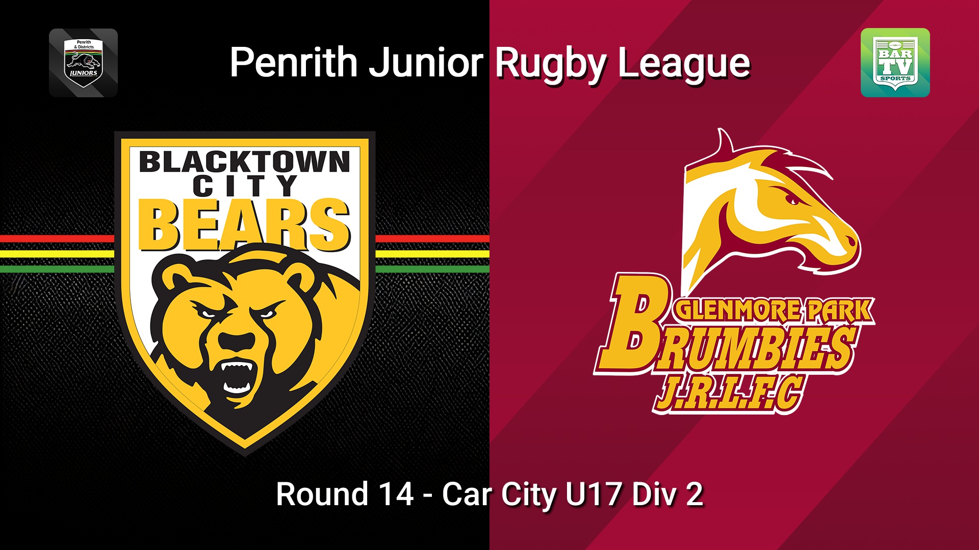260801-video-Penrith & District Junior Rugby League Round 14 - Car City U17 Div 2 - Blacktown City v Glenmore Park Slate Image