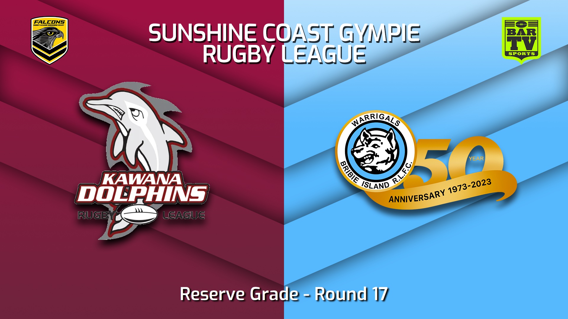 230812-Sunshine Coast RL Round 17 - Reserve Grade - Kawana Dolphins v Bribie Island Warrigals Slate Image