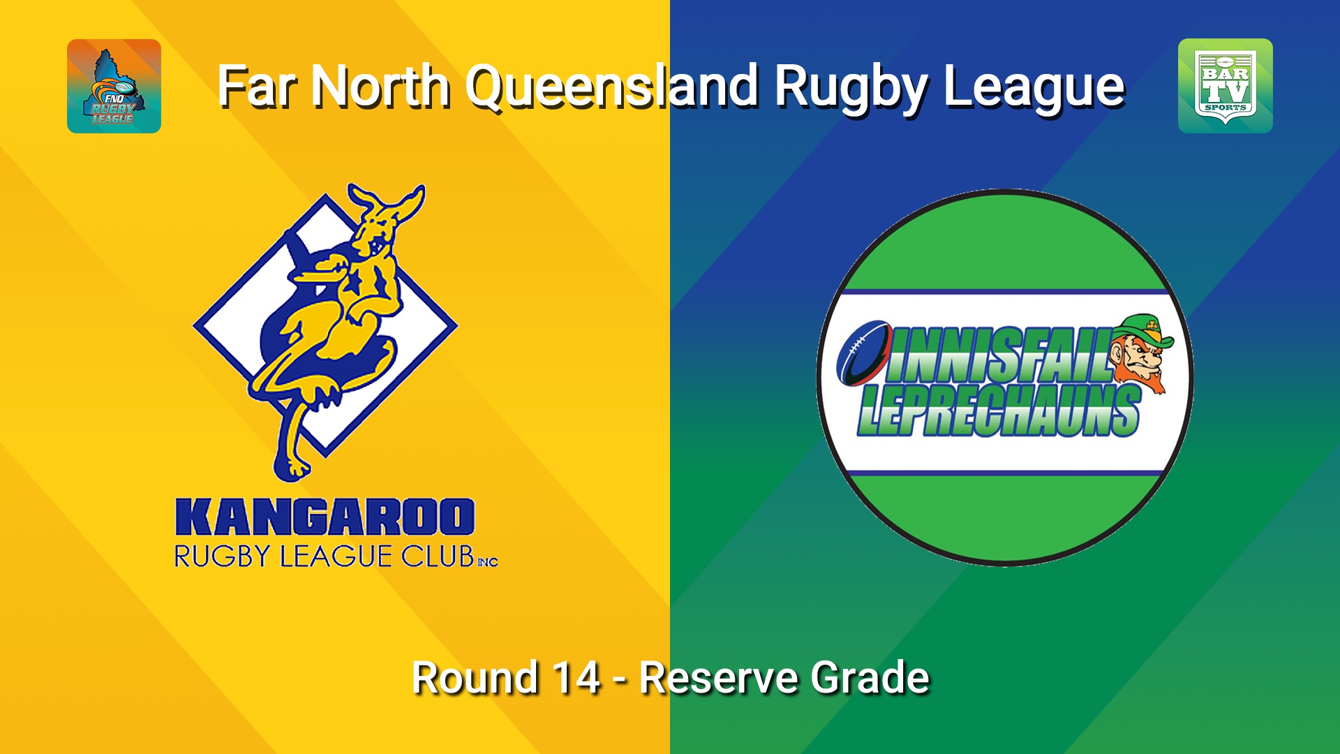 260705-video-FNQ Rugby League Round 14 - Reef Print & Design Reserve Grade - Cairns Kangaroos v Innisfail Leprechauns  Slate Image