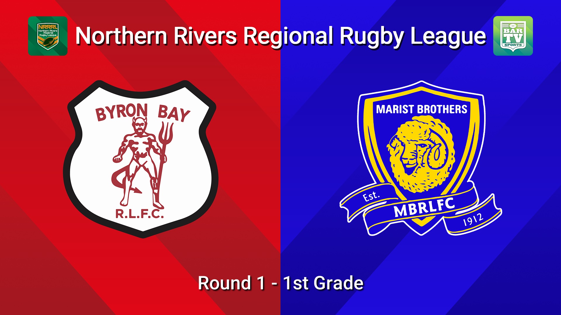 260412-video-Northern Rivers Round 1 - 1st Grade - Byron Bay Red Devils v Lismore Marist Brothers Slate Image