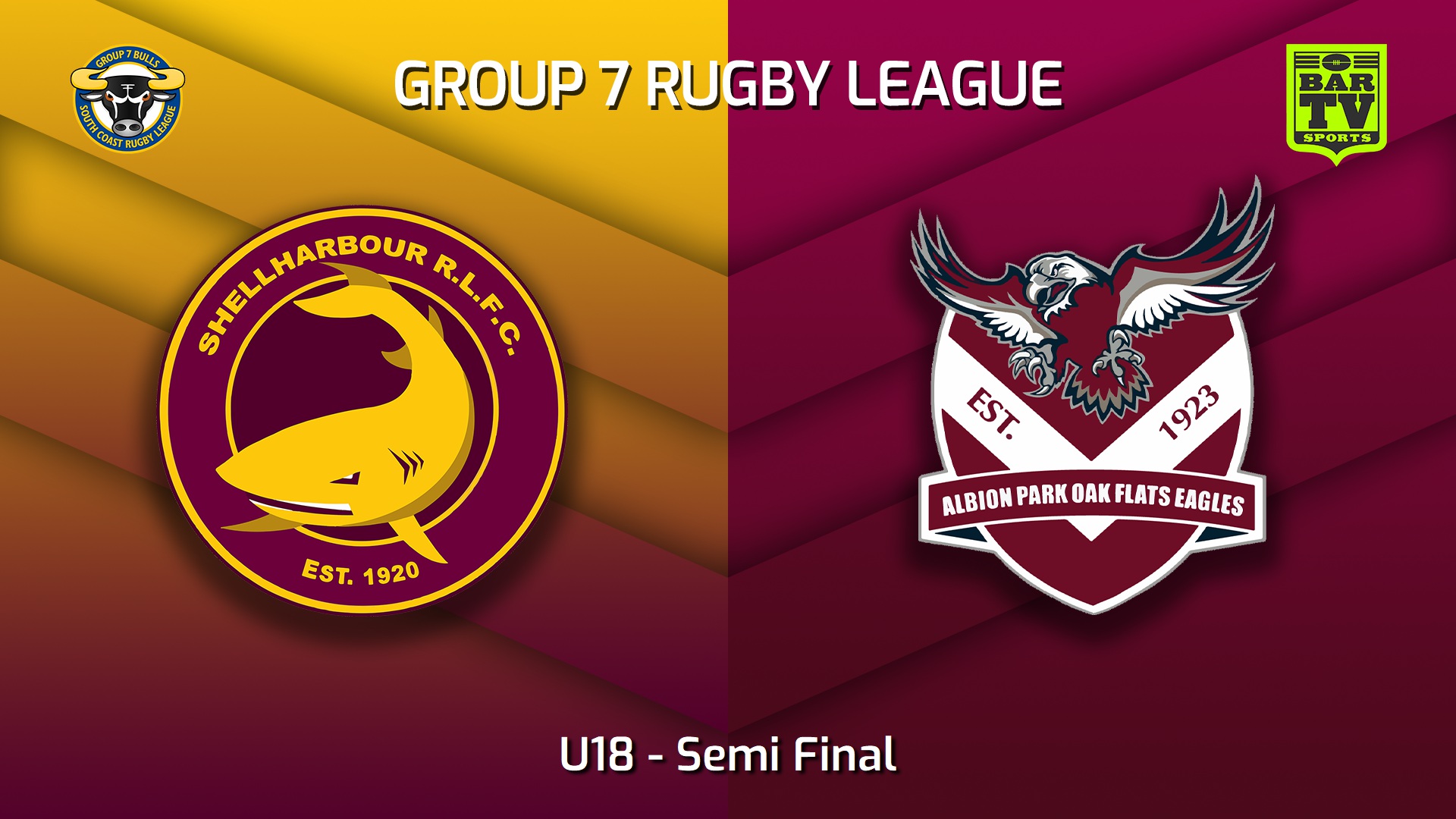220903-South Coast Semi Final - U18 - Shellharbour Sharks v Albion Park Oak Flats Eagles Slate Image