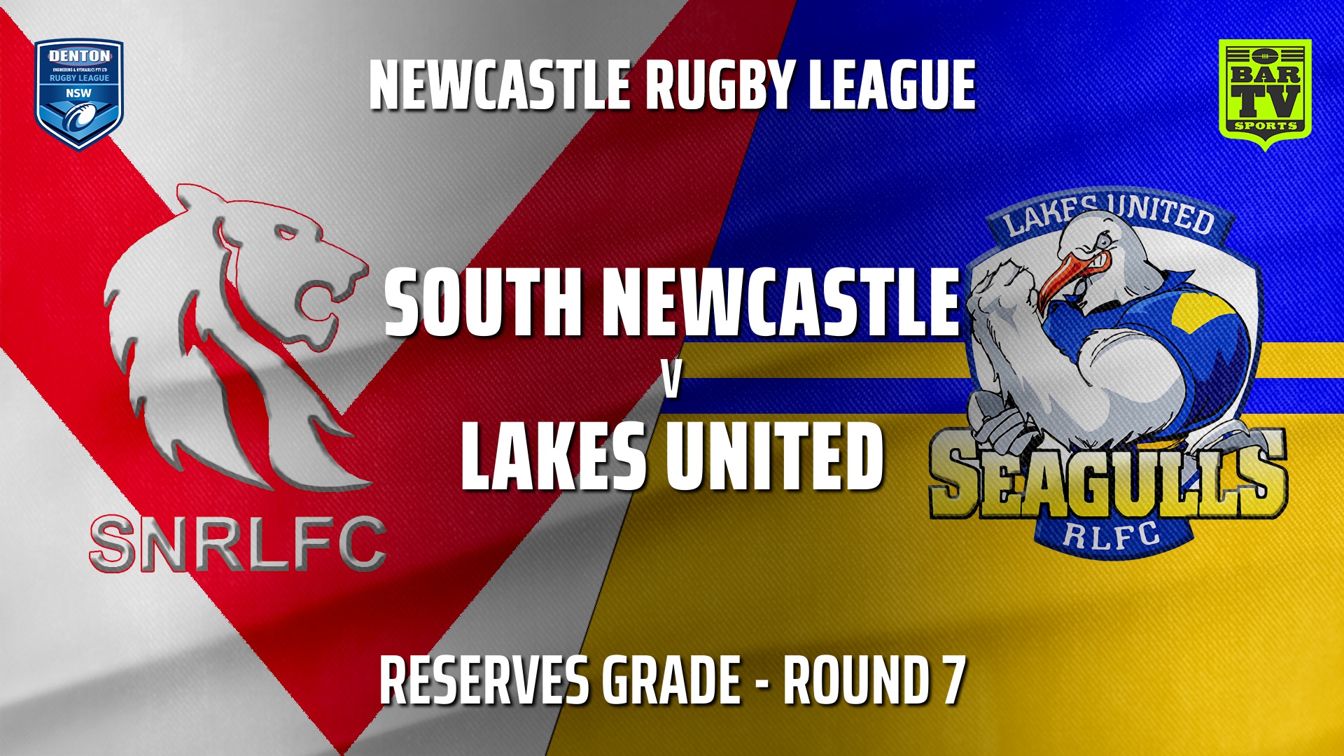 210508-Newcastle Rugby League Round 7 - Reserve Grade - South Newcastle v Lakes United Slate Image