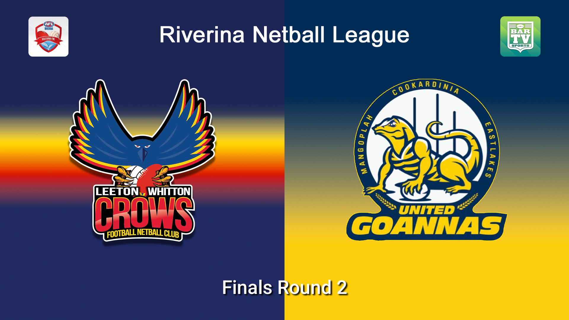 260830-video-Riverina Netball League Finals Round 2 - Under 17’s - Leeton Whitton Crows v MCUE Goannas Slate Image