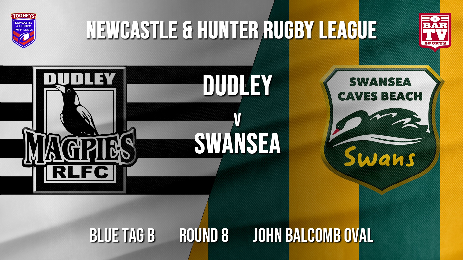 NHRL Round 8 - Blue Tag B - Dudley Magpies v Swansea Caves Beach  Slate Image