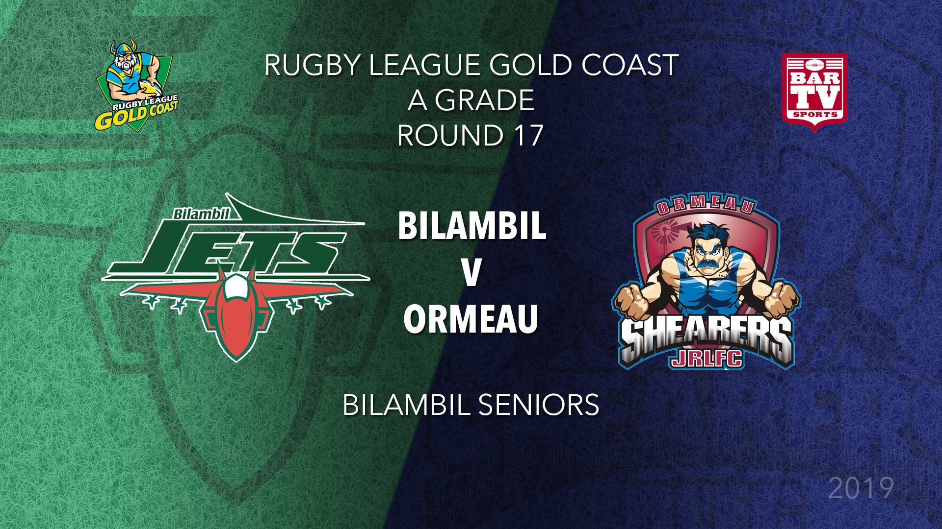 RLGC Round 17 - A Grade - Bilambil Jets v Ormeau Shearers Slate Image