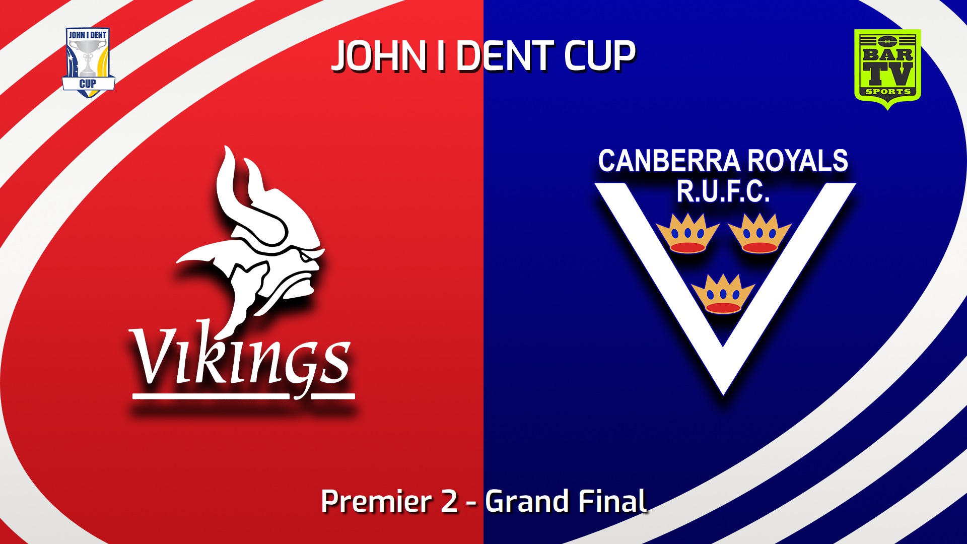 230826-John I Dent (ACT) Grand Final - Premier 2 - Tuggeranong Vikings v Canberra Royals Slate Image