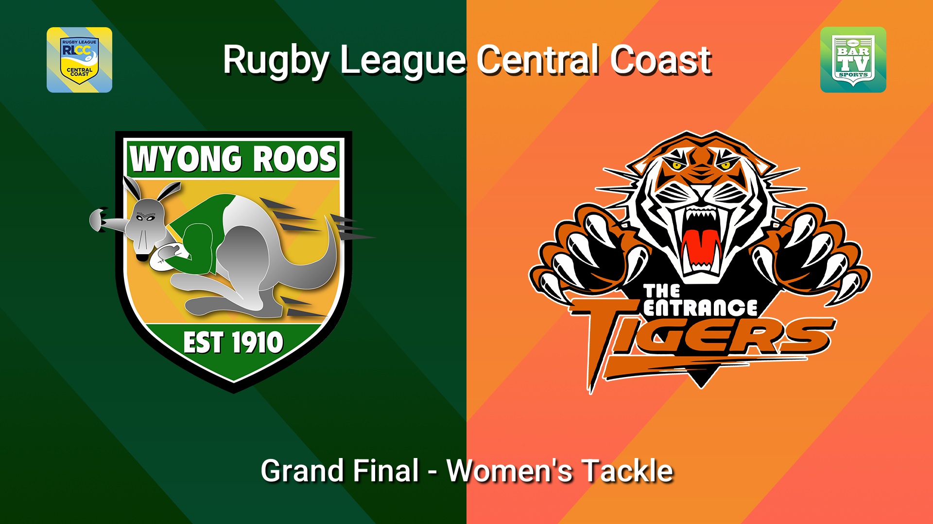 260919-video-RLCC Grand Final - Women's Tackle - Wyong Roos v The Entrance Tigers Slate Image