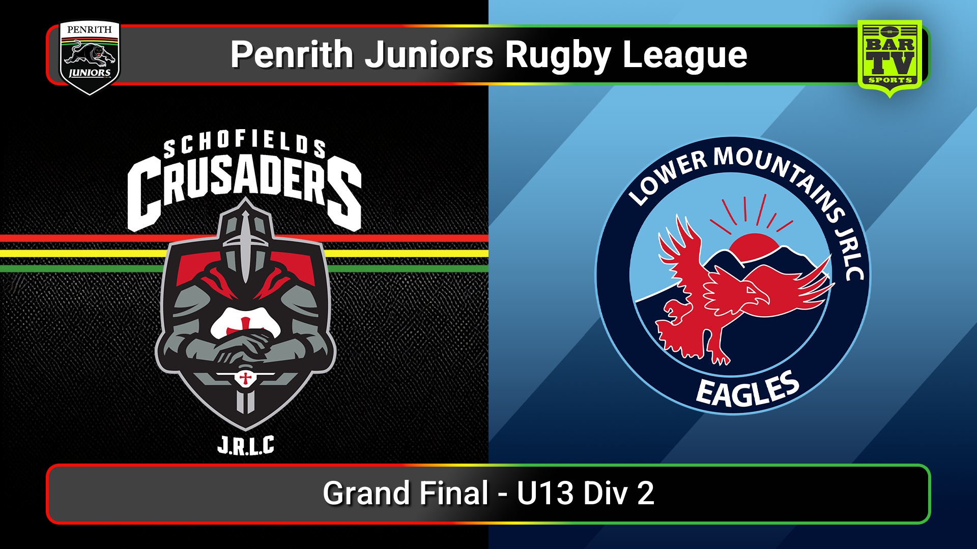 250913-video-Penrith & District Junior Rugby League Grand Final - U13 Div 2B - Schofields Crusaders v Lower Mountains Slate Image