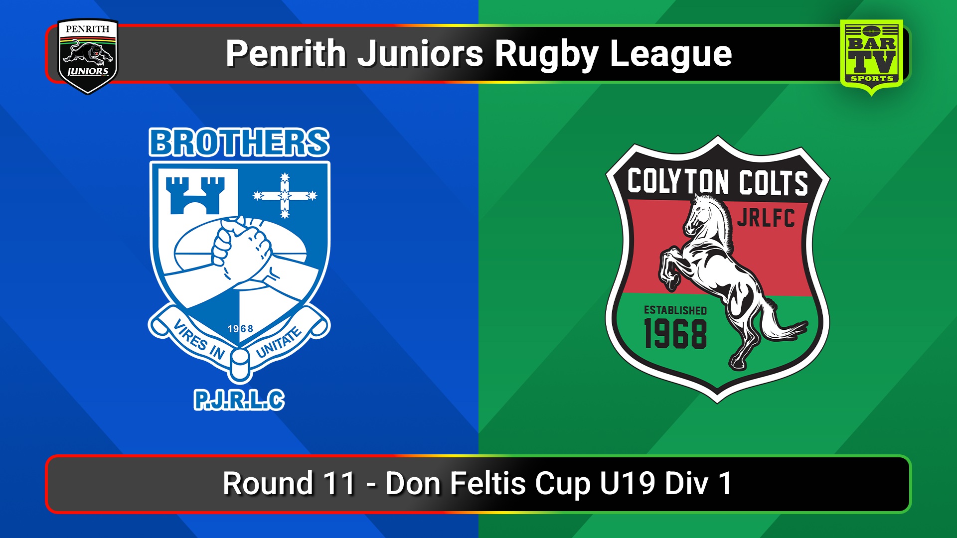 250705-video-Penrith & District Junior Rugby League Round 11 - Don Feltis Cup U19 Div 1 - Brothers v Colyton Slate Image