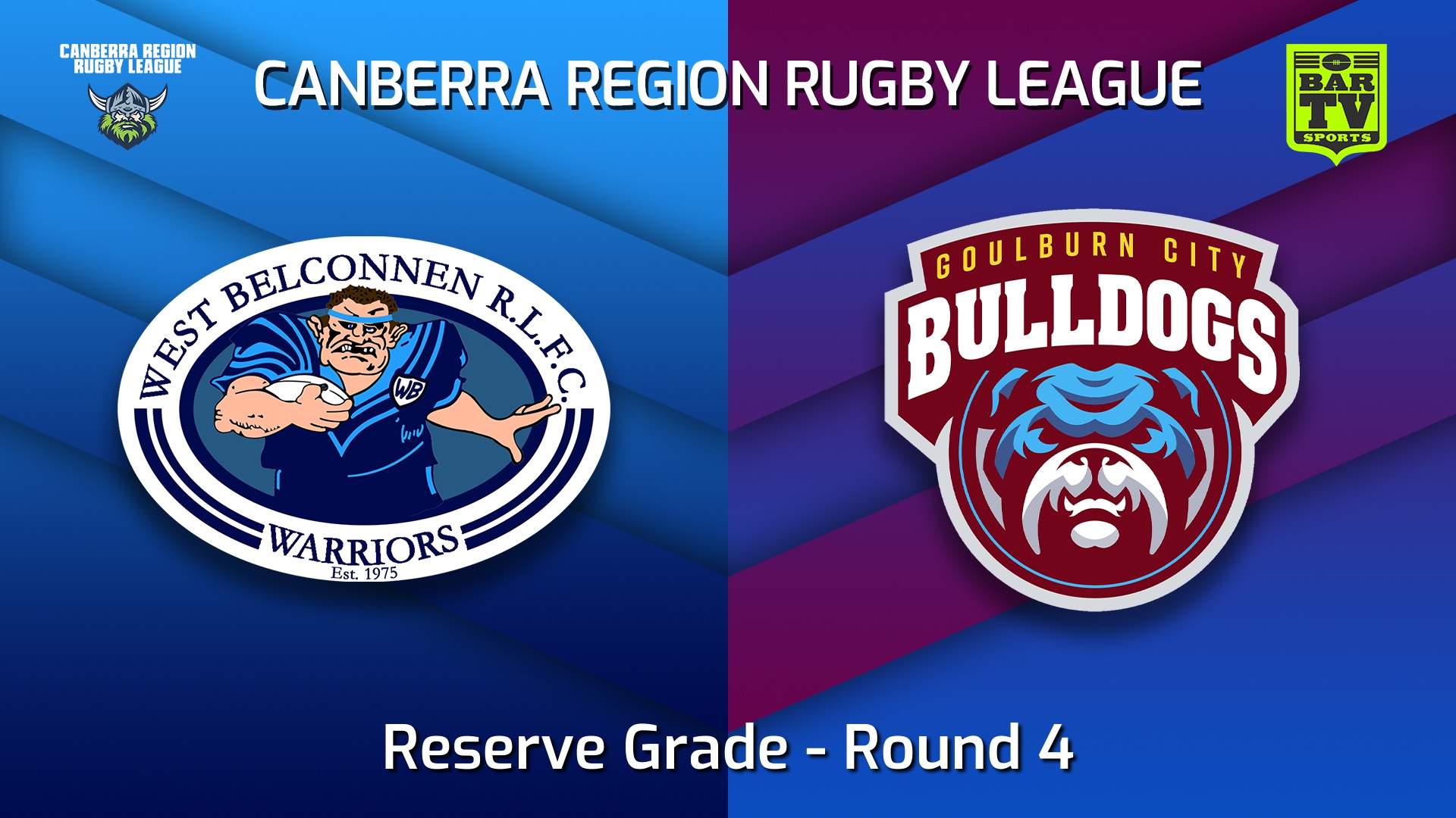 220430-Canberra Round 4 - Reserve Grade - West Belconnen Warriors v Goulburn City Bulldogs Slate Image
