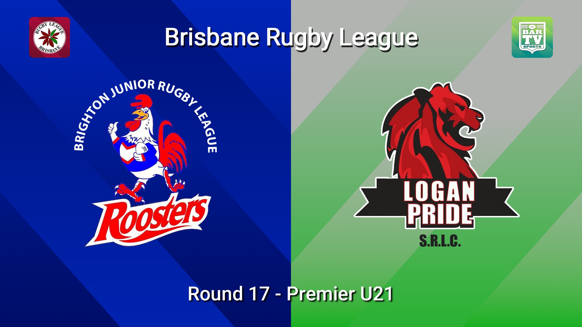 260802-video-BRL Round 17 - Premier U21 - Brighton Roosters v Logan Pride Slate Image