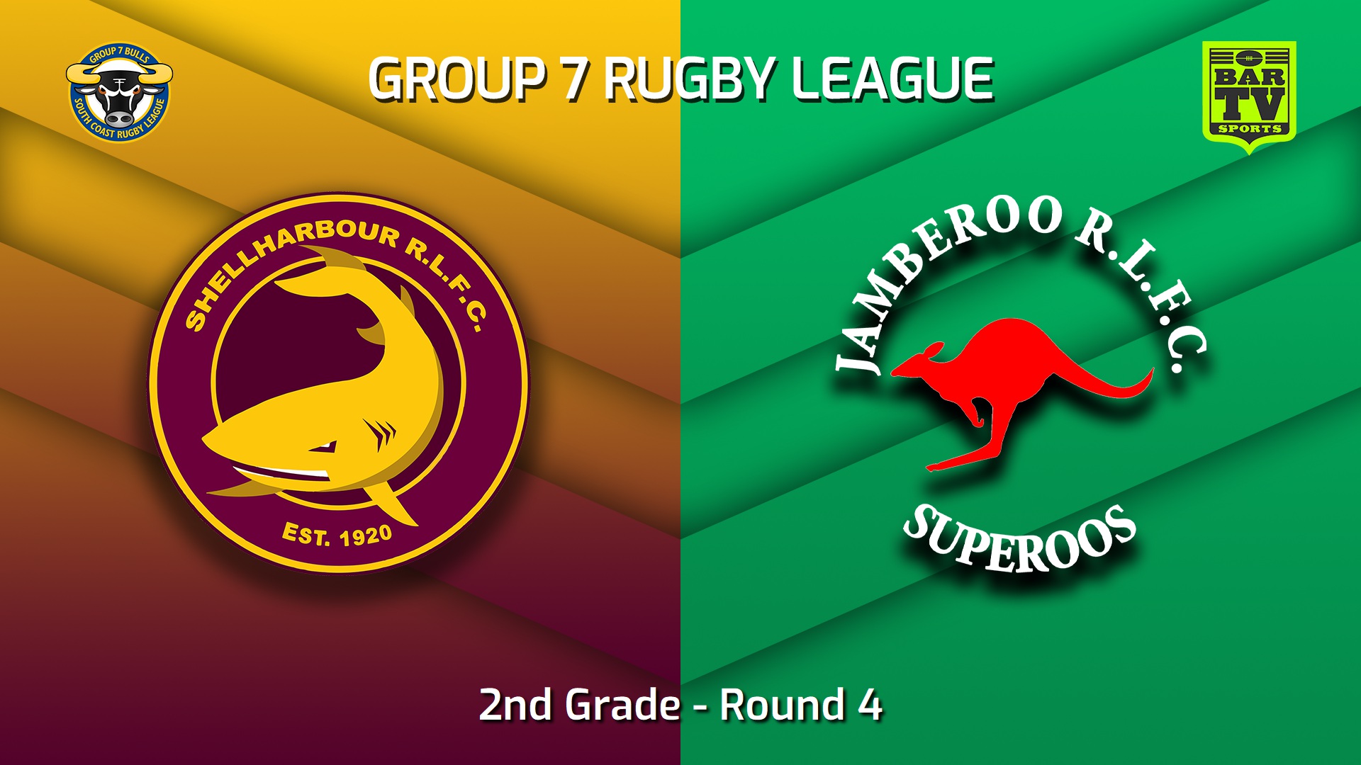230423-South Coast Round 4 - 2nd Grade - Shellharbour Sharks v Jamberoo Superoos Slate Image