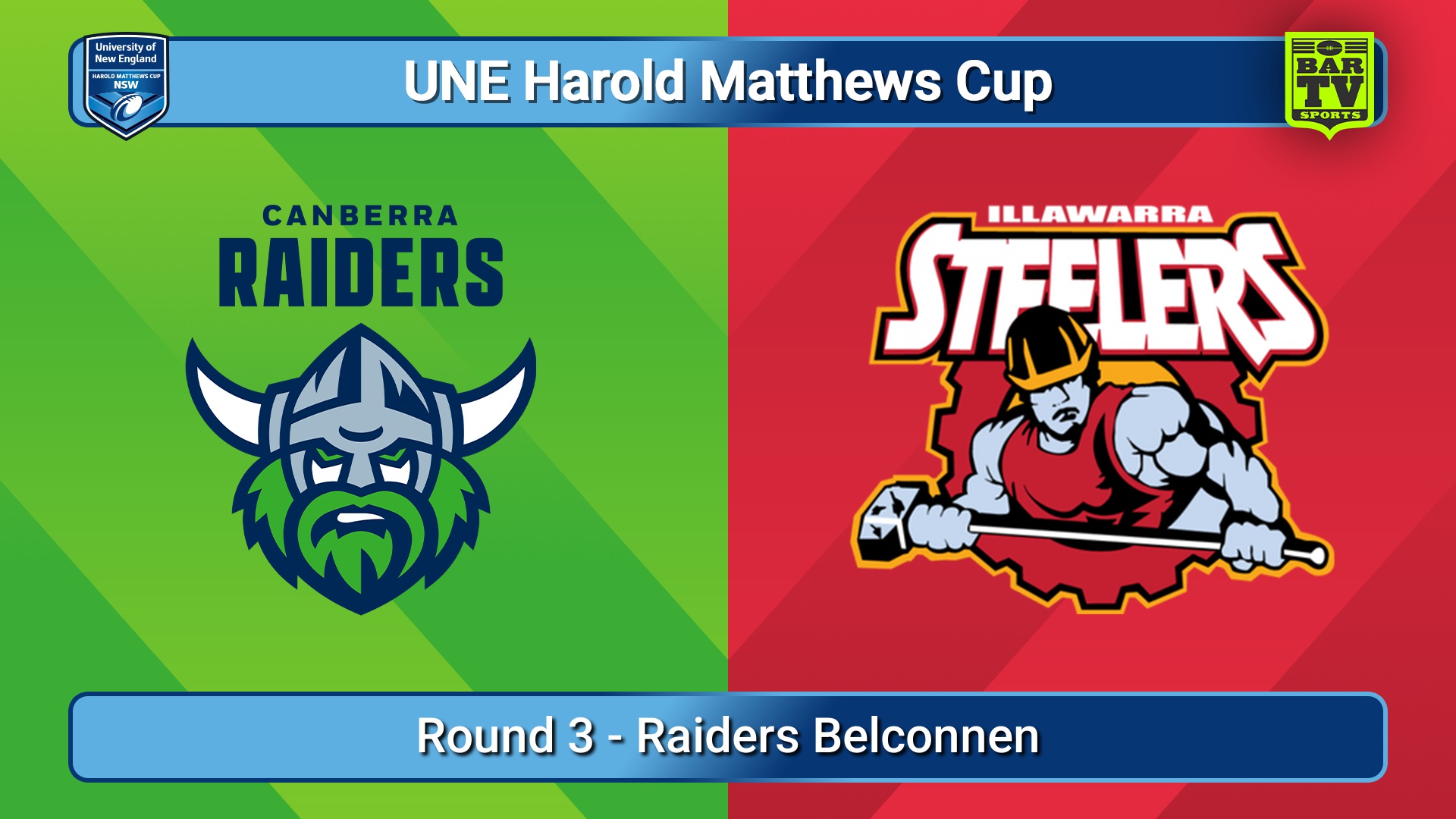 250215-video-UNE Harold Matthews Cup Round 3 - Canberra Raiders v Illawarra Steelers Slate Image