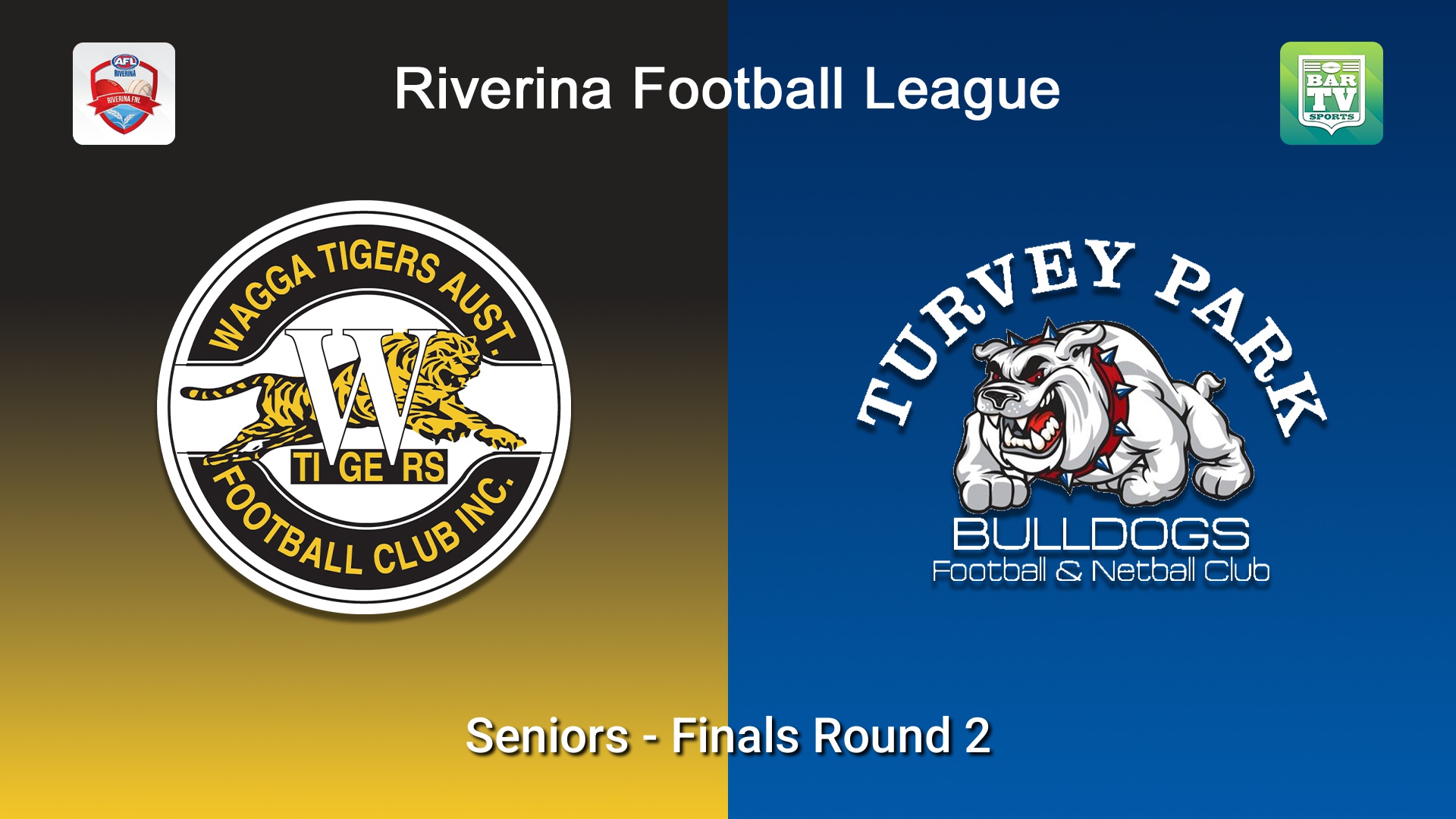 260830-video-Riverina Football League Finals Round 2 - Under 18's - Wagga Tigers v Turvey Park Bulldogs Slate Image