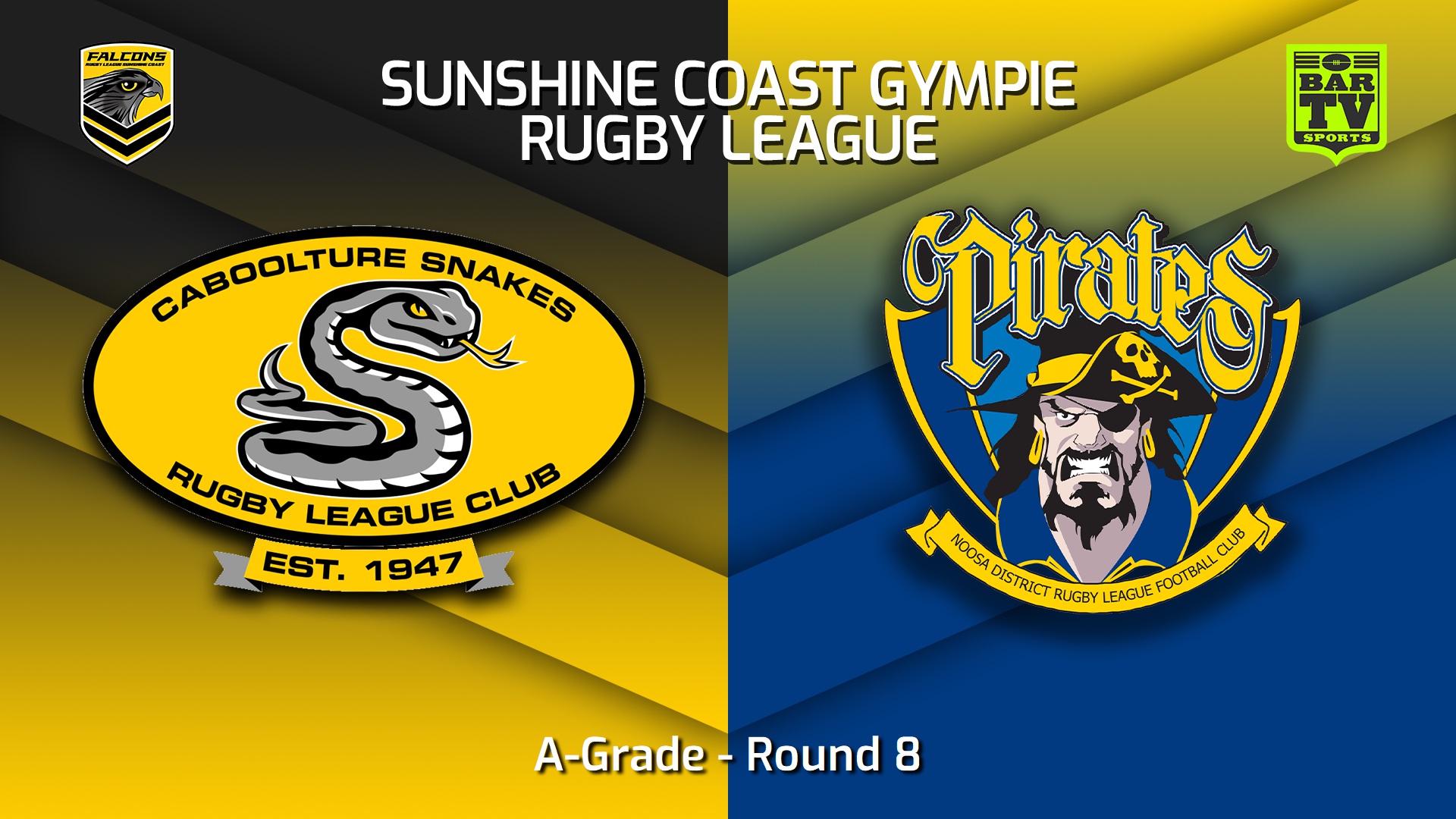 230527-Sunshine Coast RL Round 8 - A-Grade - Caboolture Snakes v Noosa Pirates Slate Image