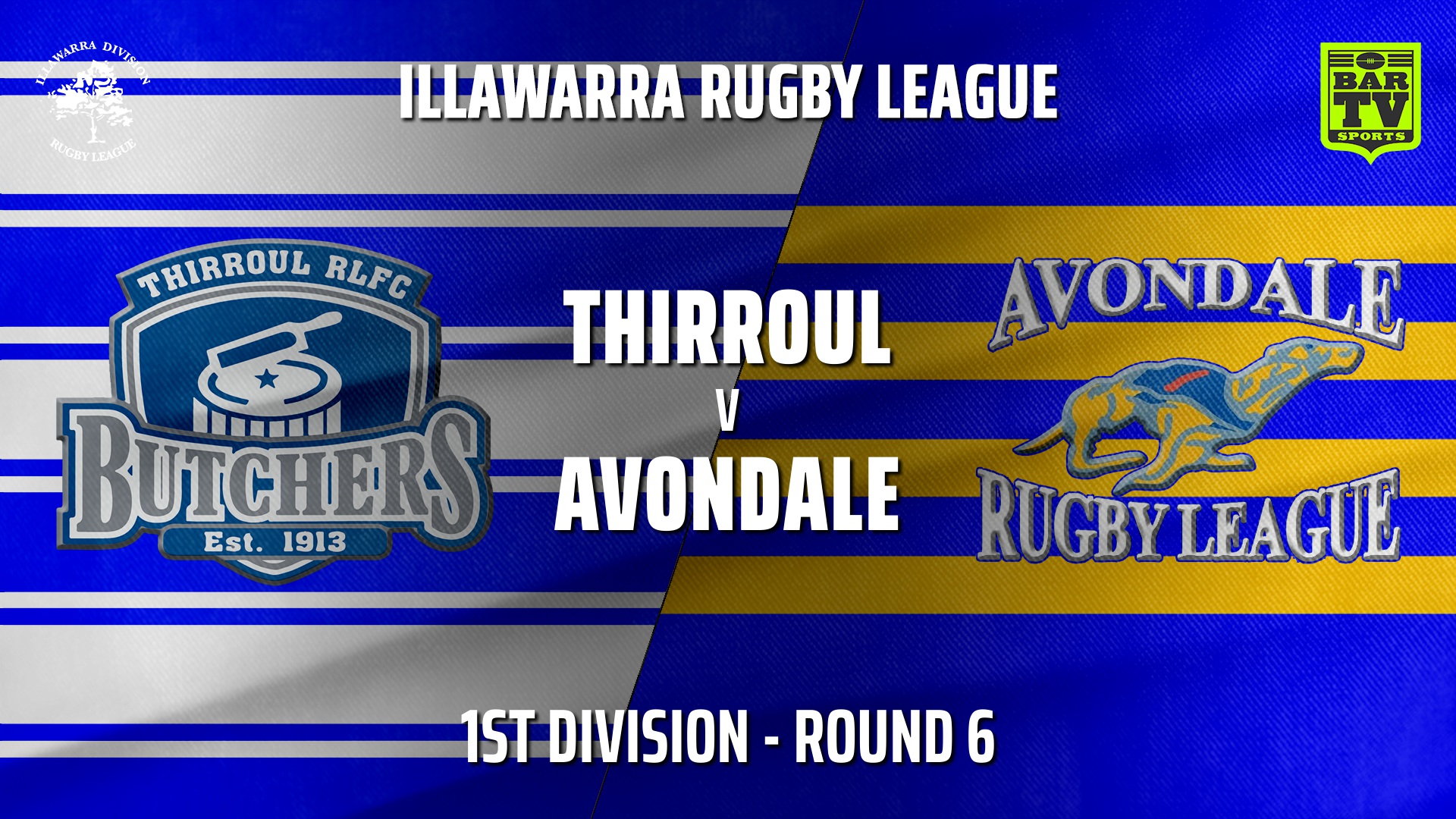 210522-IRL Round 6 - 1st Division - Thirroul Butchers v Avondale RLFC Slate Image