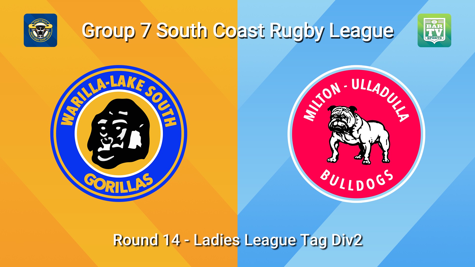 260802-video-South Coast Round 14 - Ladies League Tag Div2 - Warilla-Lake South v Milton-Ulladulla Bulldogs Slate Image