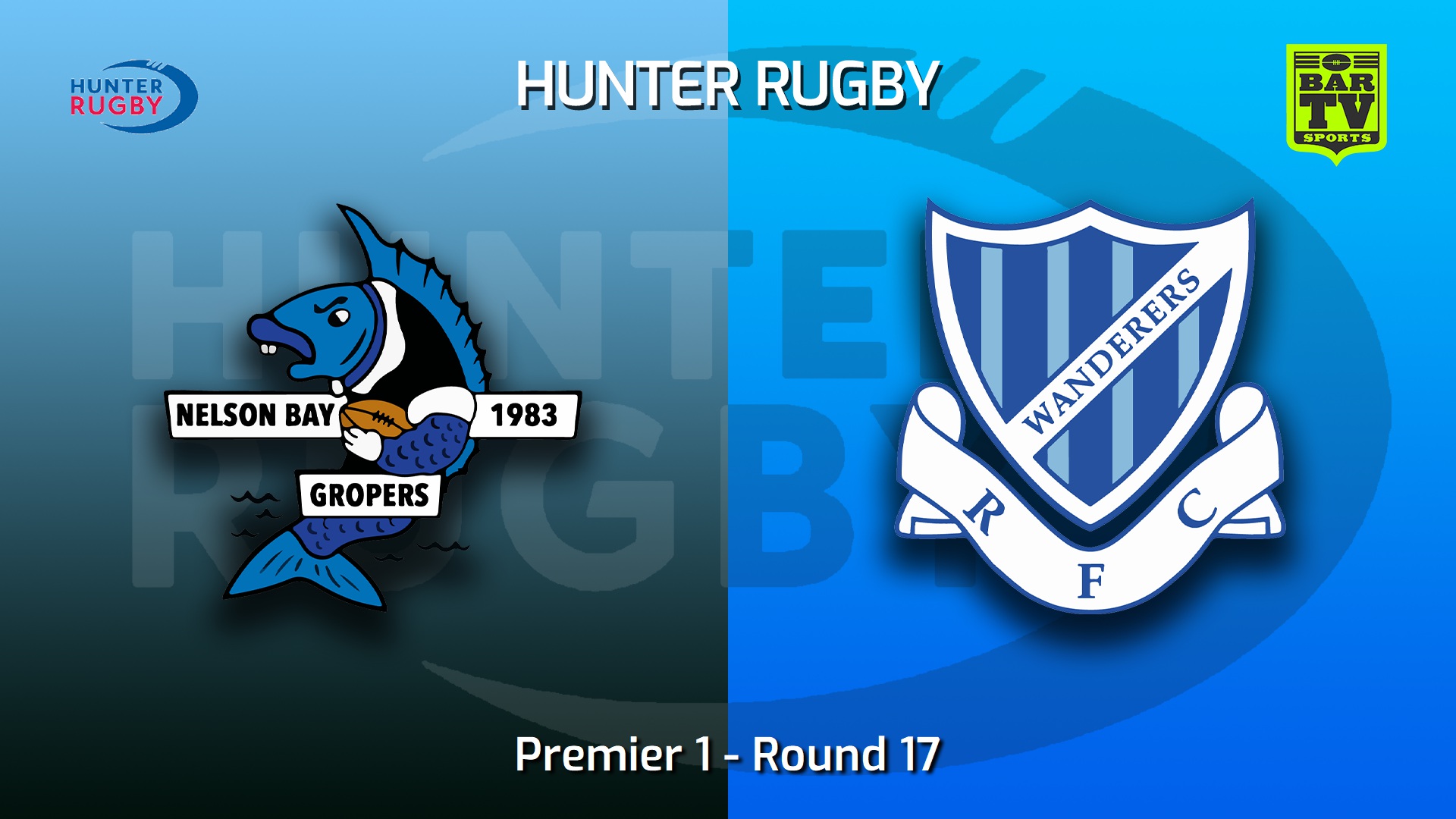220820-Hunter Rugby Round 17 - Premier 1 - Nelson Bay Gropers v Wanderers Slate Image
