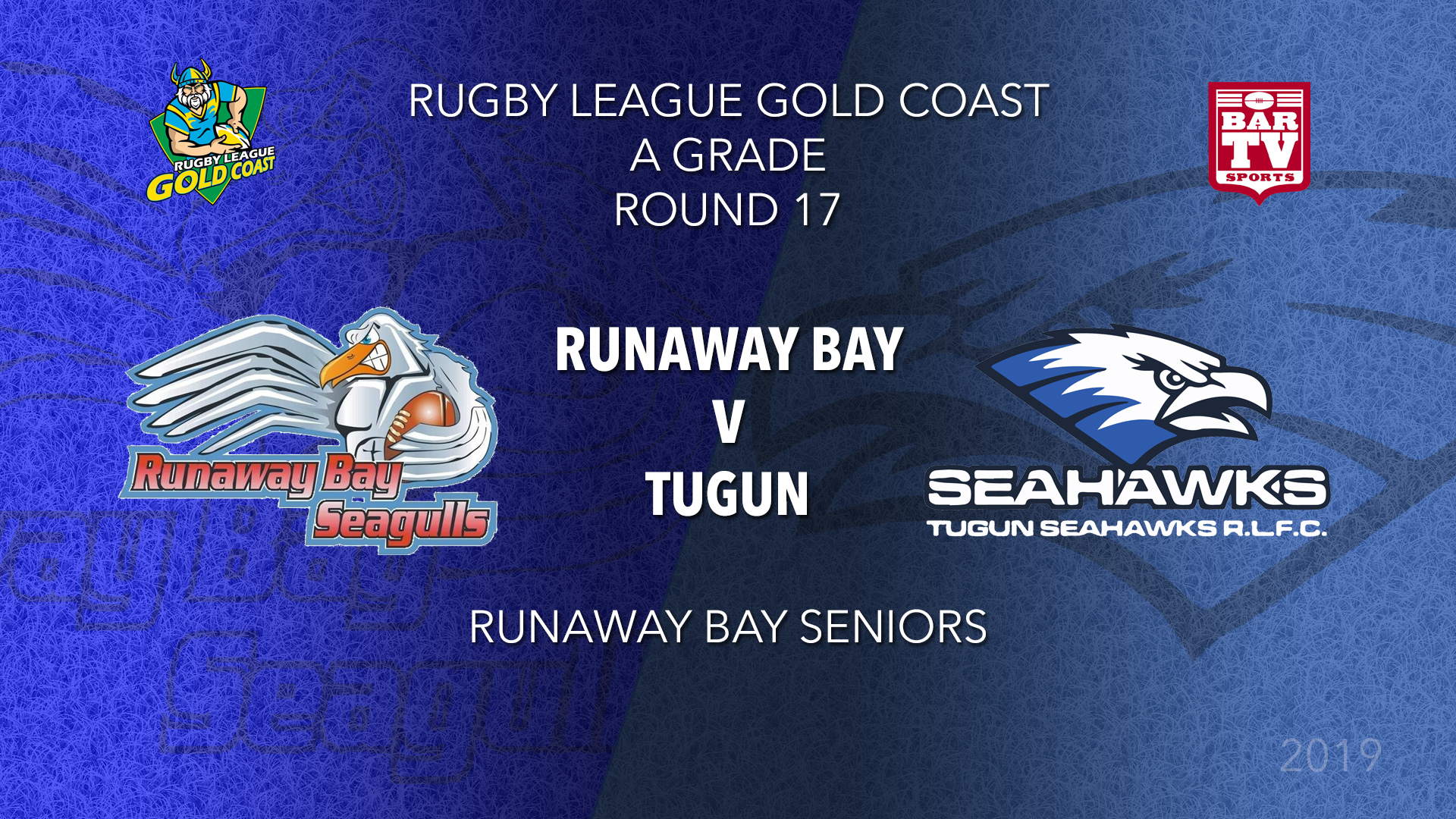RLGC Round 17 - A Grade - Runaway Bay v Tugun Seahawks Slate Image