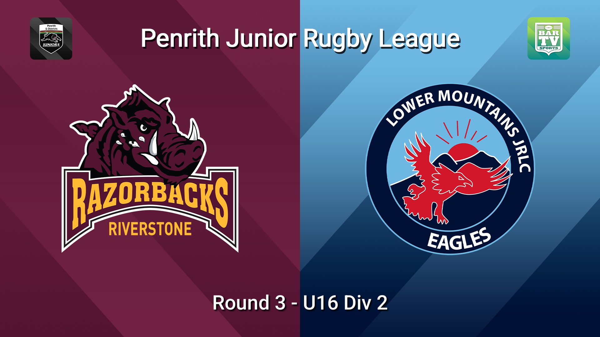 260509-video-Penrith & District Junior Rugby League Round 3 - U16 Div 2 - Riverstone v Lower Mountains Slate Image
