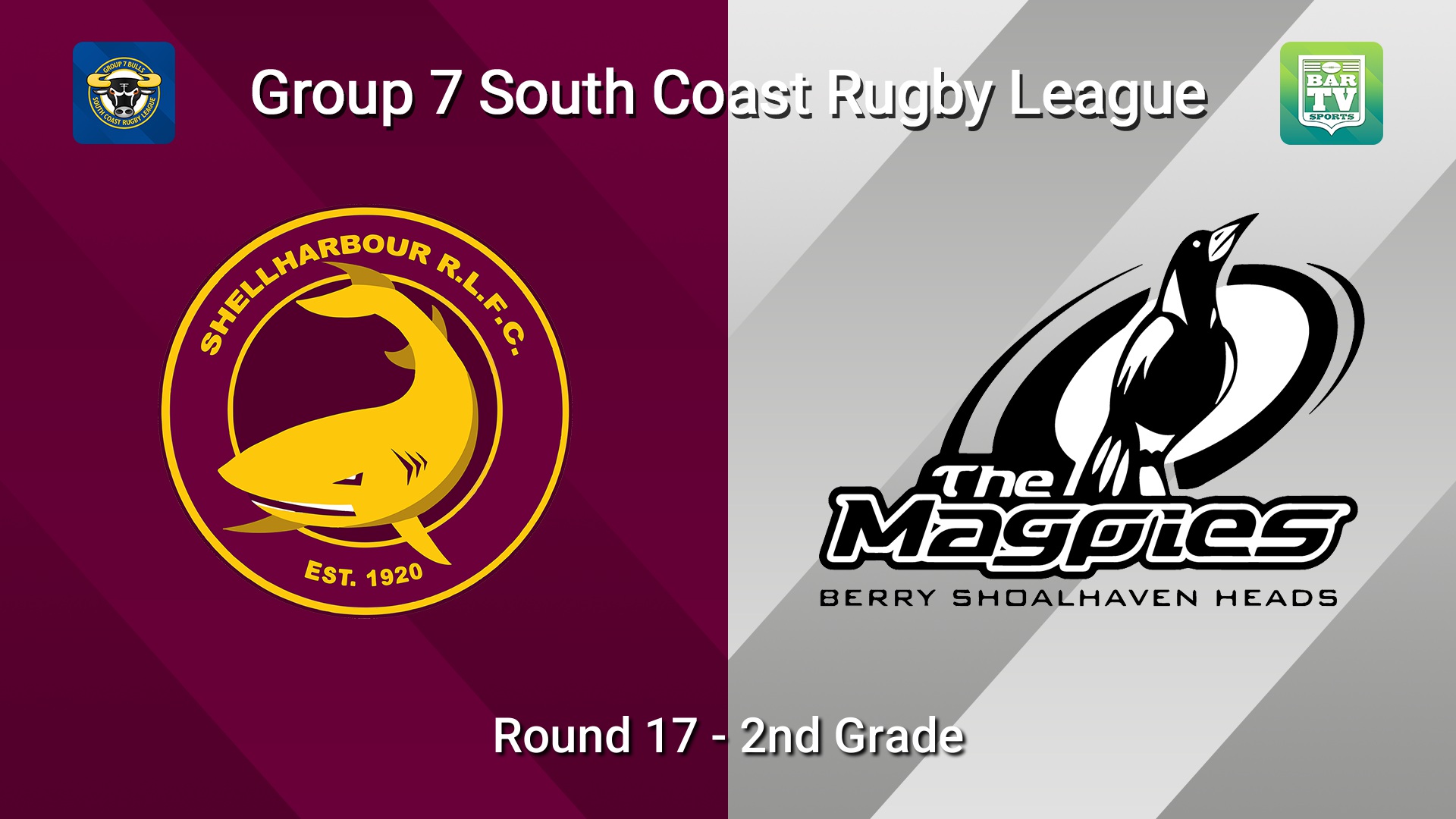 260829-video-South Coast Round 17 - 2nd Grade - Shellharbour Sharks v Berry-Shoalhaven Heads Slate Image