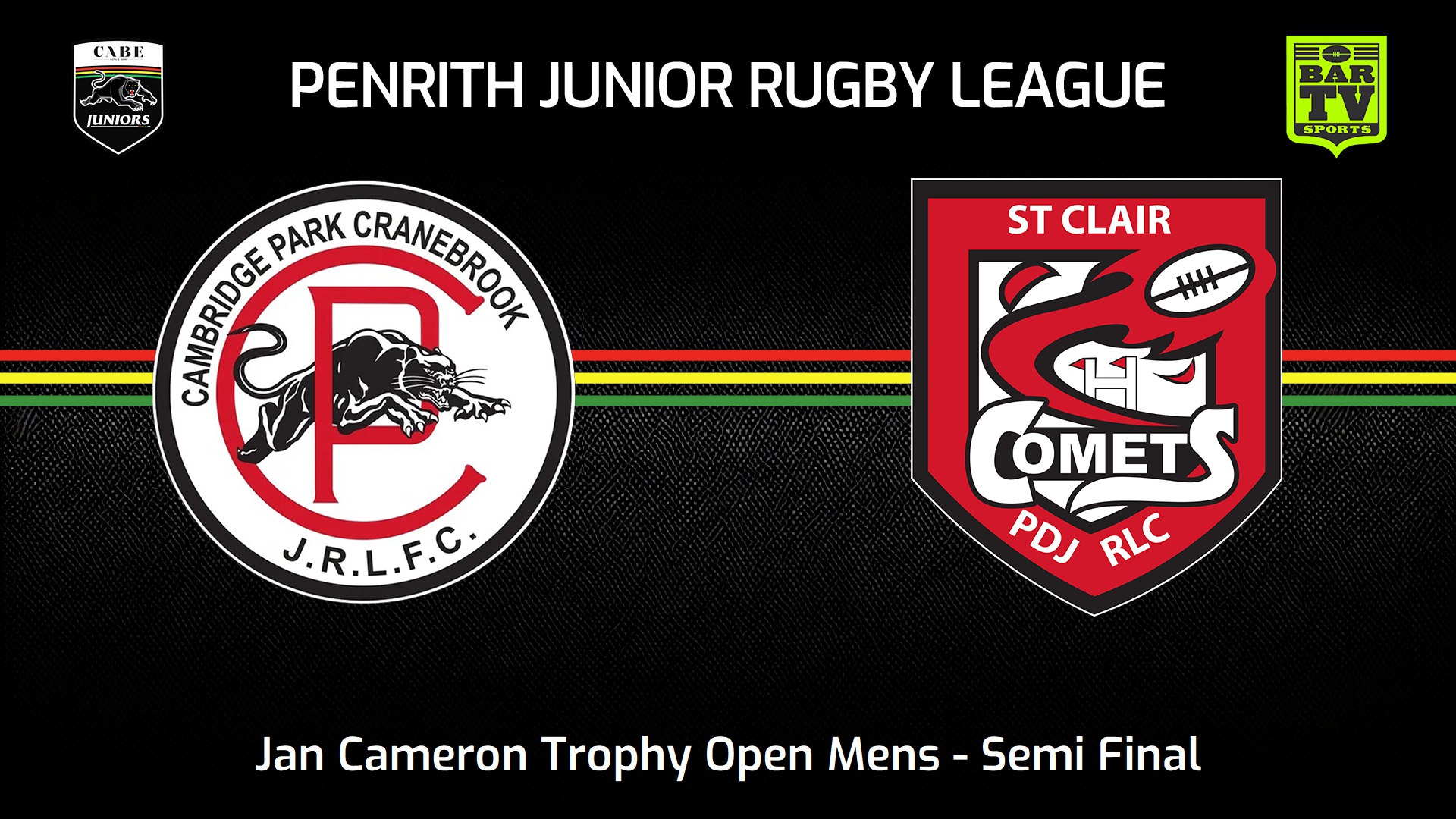 240825-video-Penrith & District Junior Rugby League Semi Final - Jan Cameron Trophy Open Mens - Cambridge Park v St Clair Slate Image