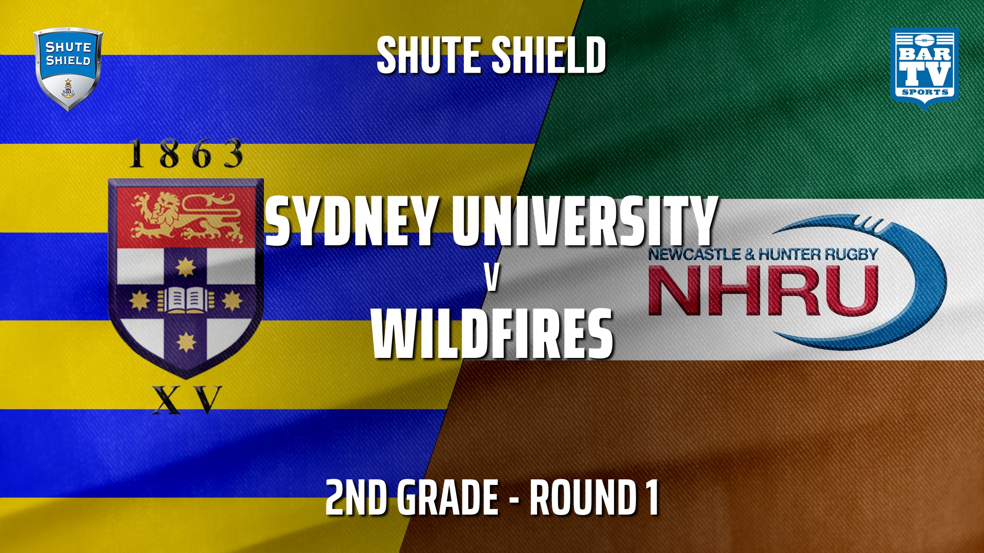 Shute Shield Round 1 - 2nd Grade - Sydney University v NHRU Wildfires Slate Image
