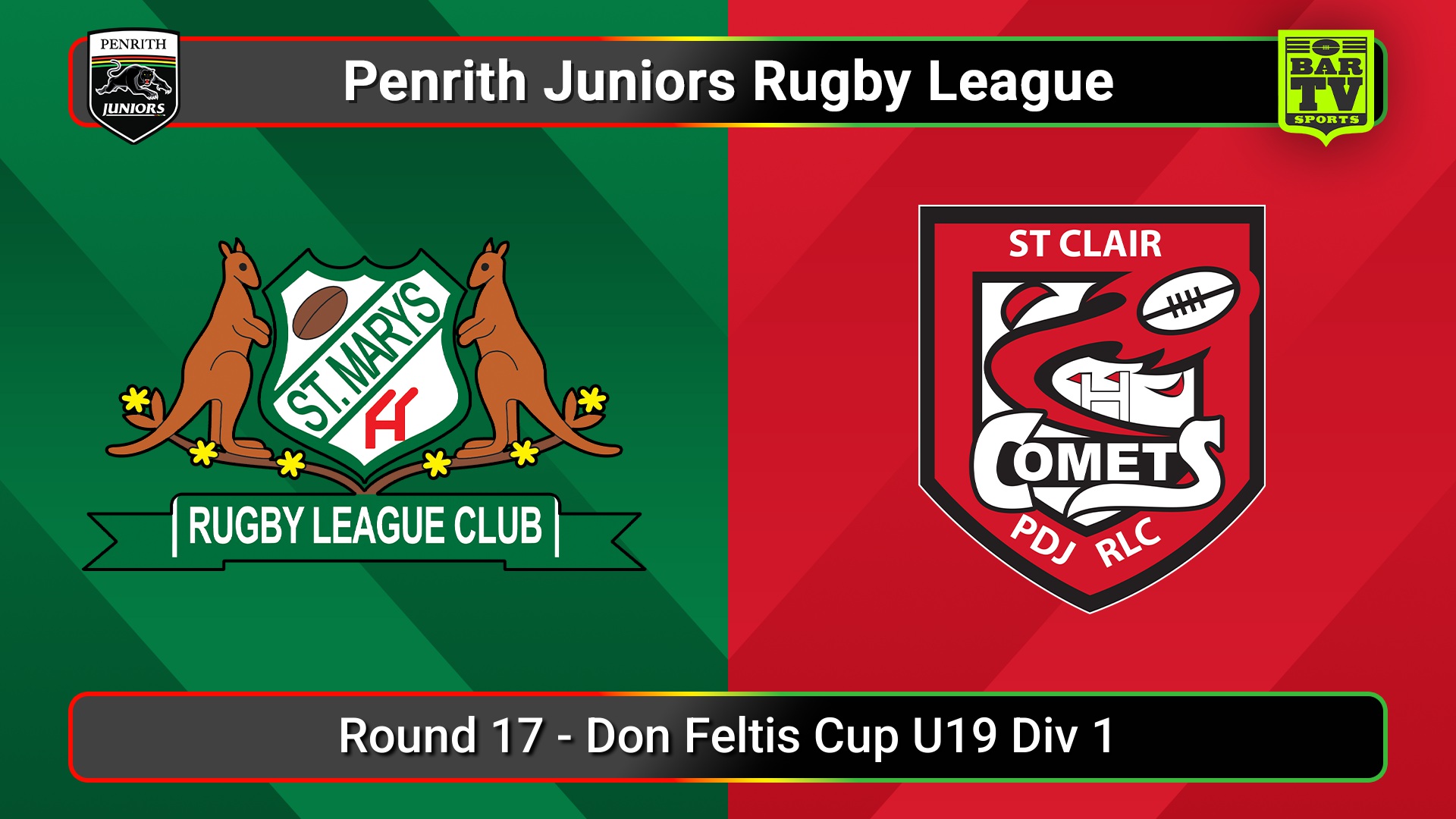 250810-video-Penrith & District Junior Rugby League Round 17 - Don Feltis Cup U19 Div 1 - St Marys v St Clair Slate Image