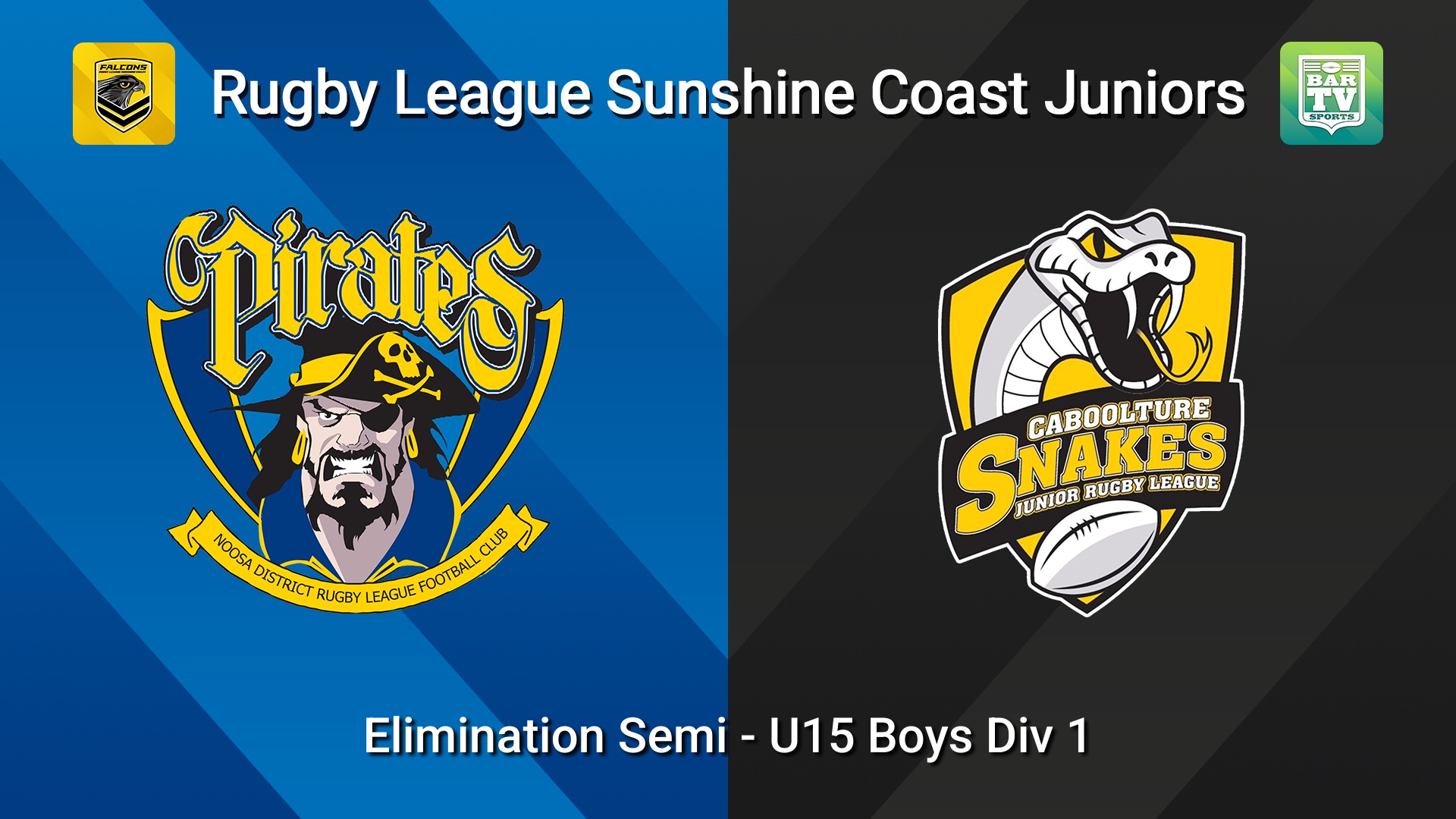 260821-video-Sunshine Coast Junior Rugby League Elimination Semi - U15 Boys Div 1 - Noosa Pirates JRL v Caboolture Snakes JRL Minigame Slate Image