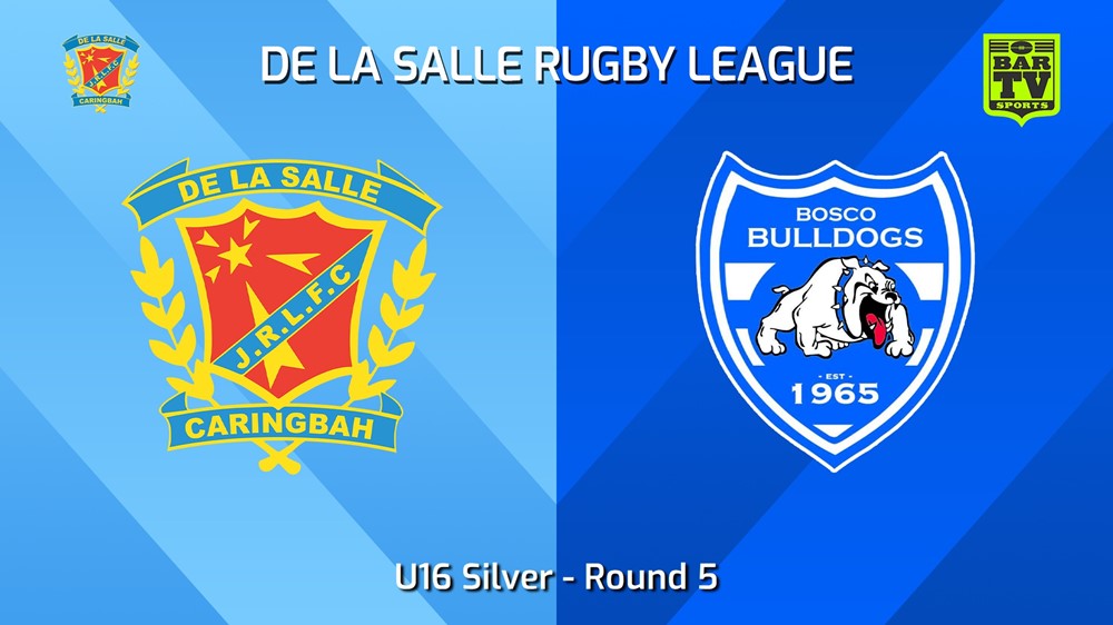 240519-video-De La Salle Round 5 - U16 Silver - De La Salle v St John Bosco Bulldogs Slate Image
