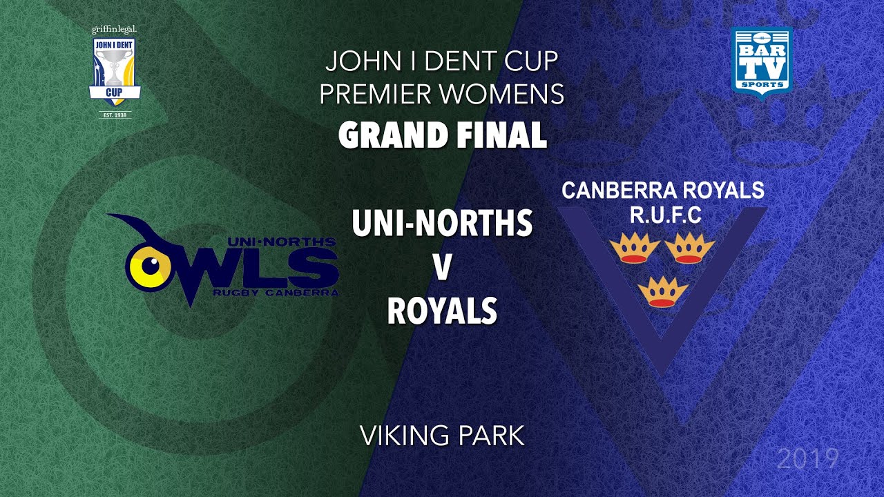 John I Dent Grand Final - UNI-Norths v Canberra Royals Slate Image