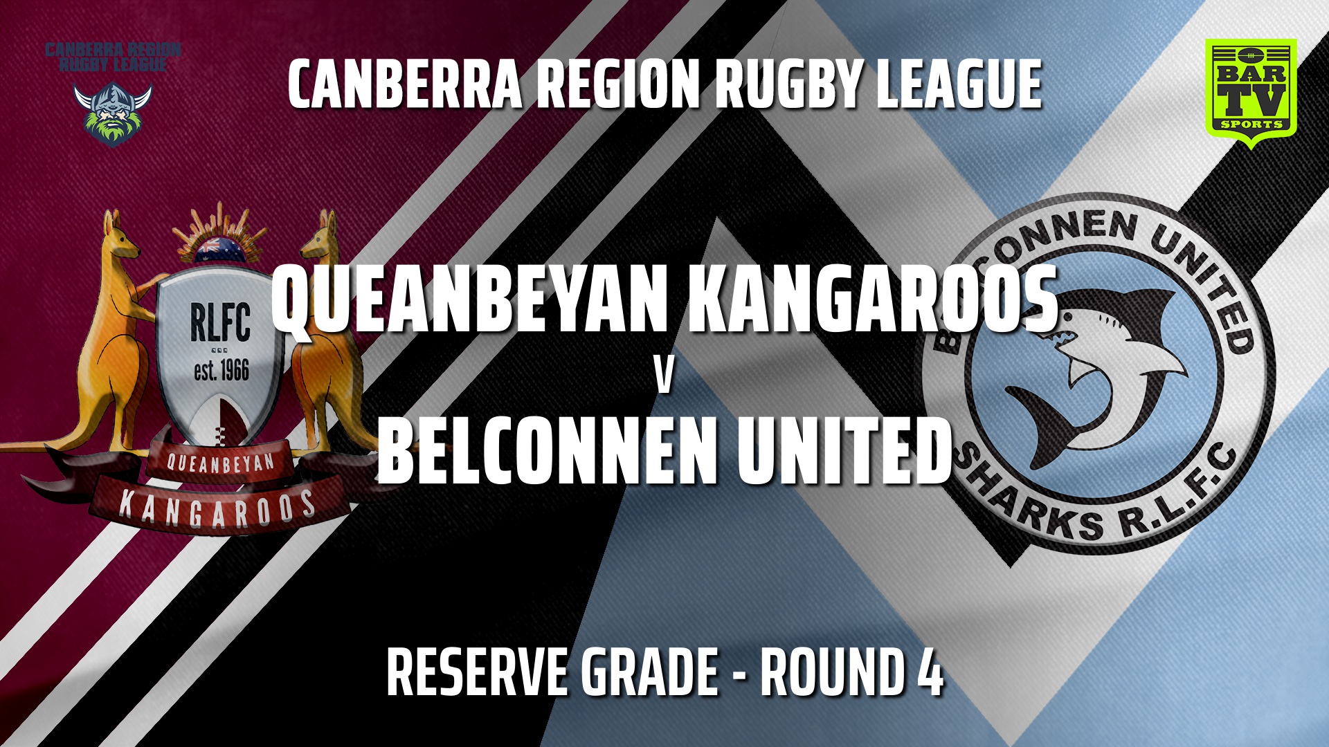 210501-CRRL Round 4 - Reserve Grade - Queanbeyan Kangaroos v Belconnen United Sharks Slate Image