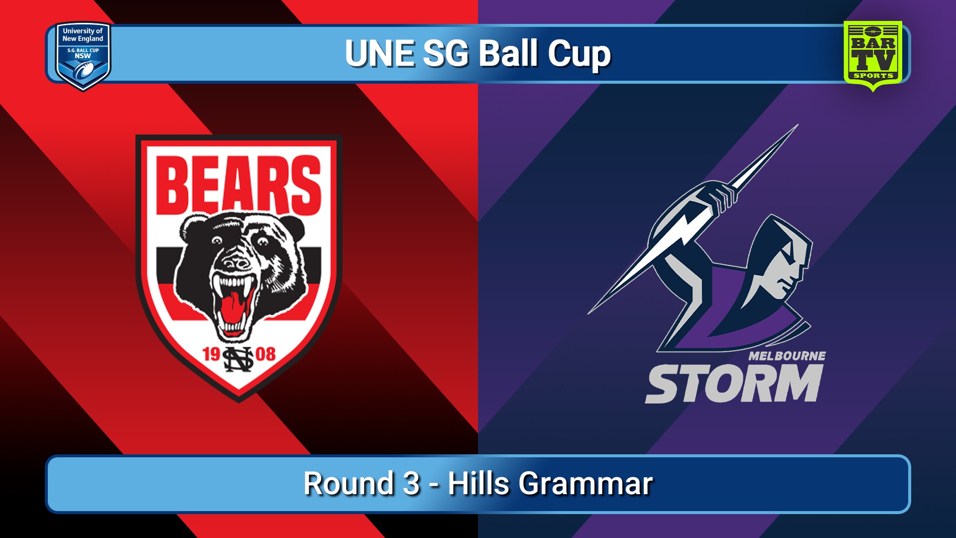 250215-video-UNE SG Ball Cup Round 3 - North Sydney Bears v Melbourne Storm Slate Image