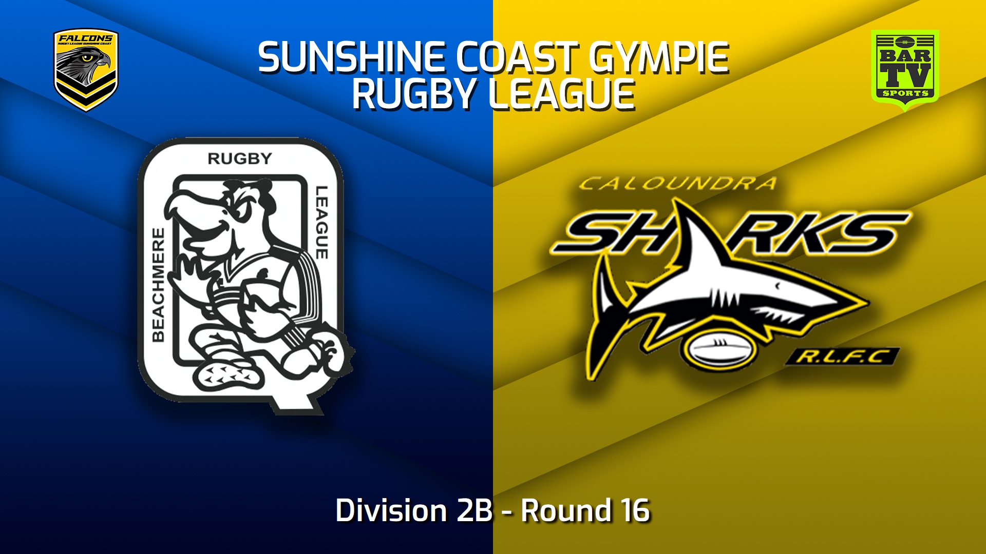 220806-Sunshine Coast RL Round 16 - Division 2B - Beachmere Pelicans v Caloundra Sharks Slate Image