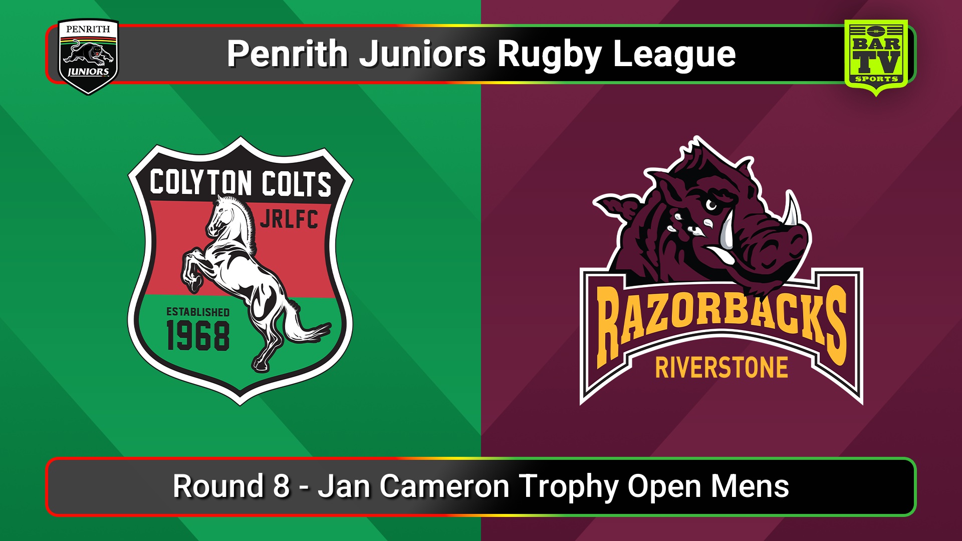 250531-video-Penrith & District Junior Rugby League Round 8 - Jan Cameron Trophy Open Mens - Colyton v Riverstone Slate Image
