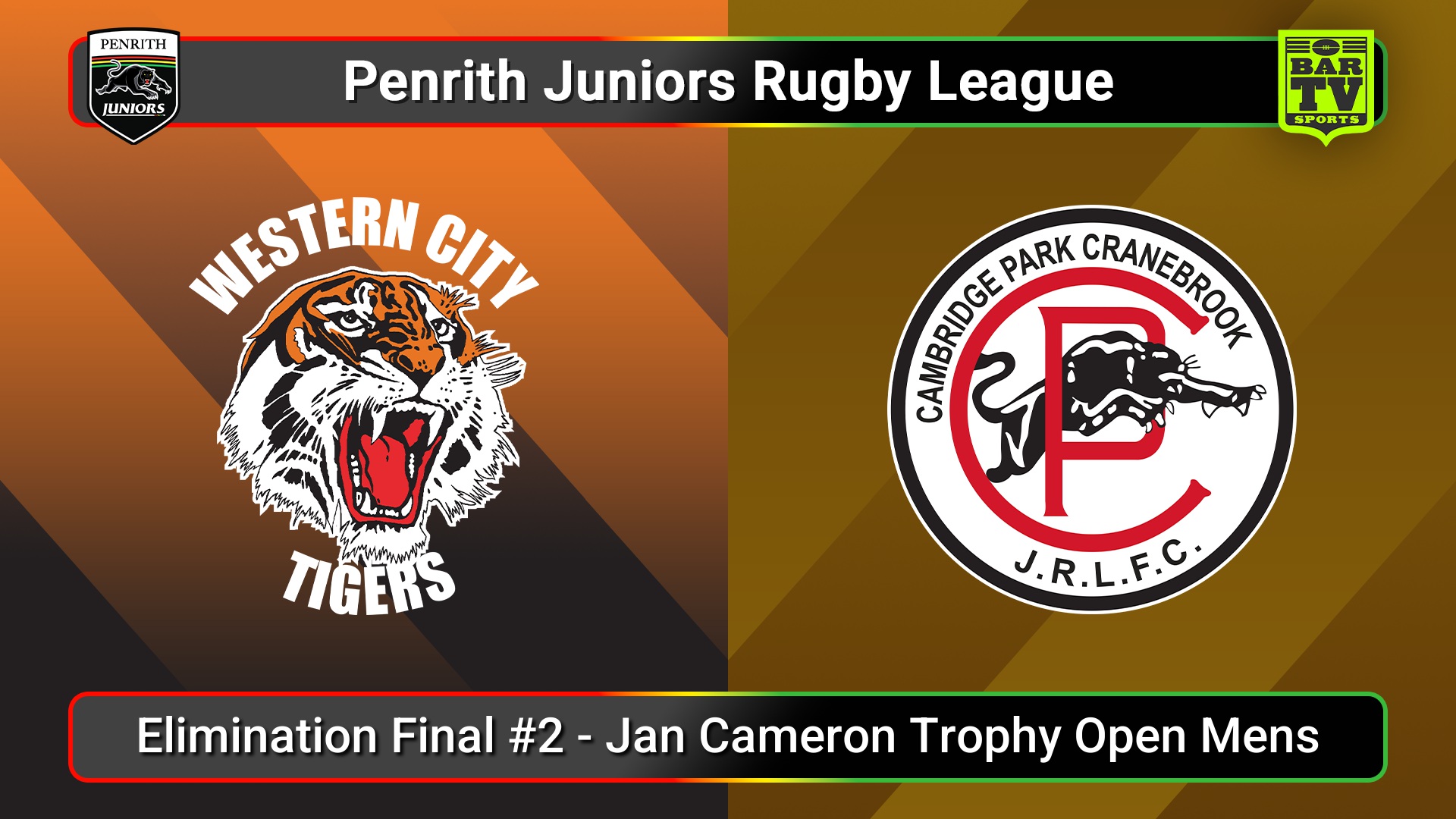 250824-video-Penrith & District Junior Rugby League Elimination Final #2 - Jan Cameron Trophy Open Mens - Western City Tigers v Cambridge Park Slate Image