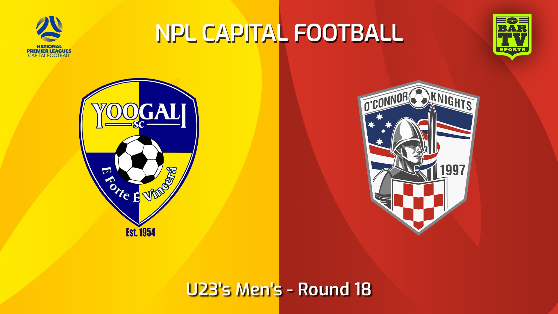 240810-video-Capital NPL U23 Round 18 - Yoogali SC U23 v O'Connor Knights SC U23 Slate Image