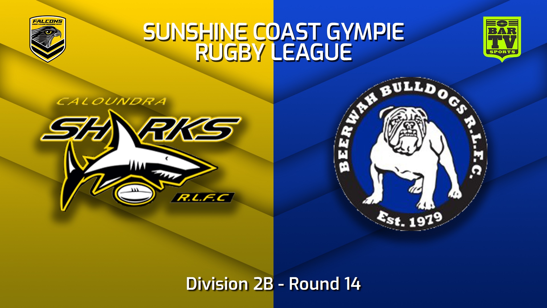 220724-Sunshine Coast RL Round 14 - Division 2B - Caloundra Sharks v Beerwah Bulldogs Slate Image