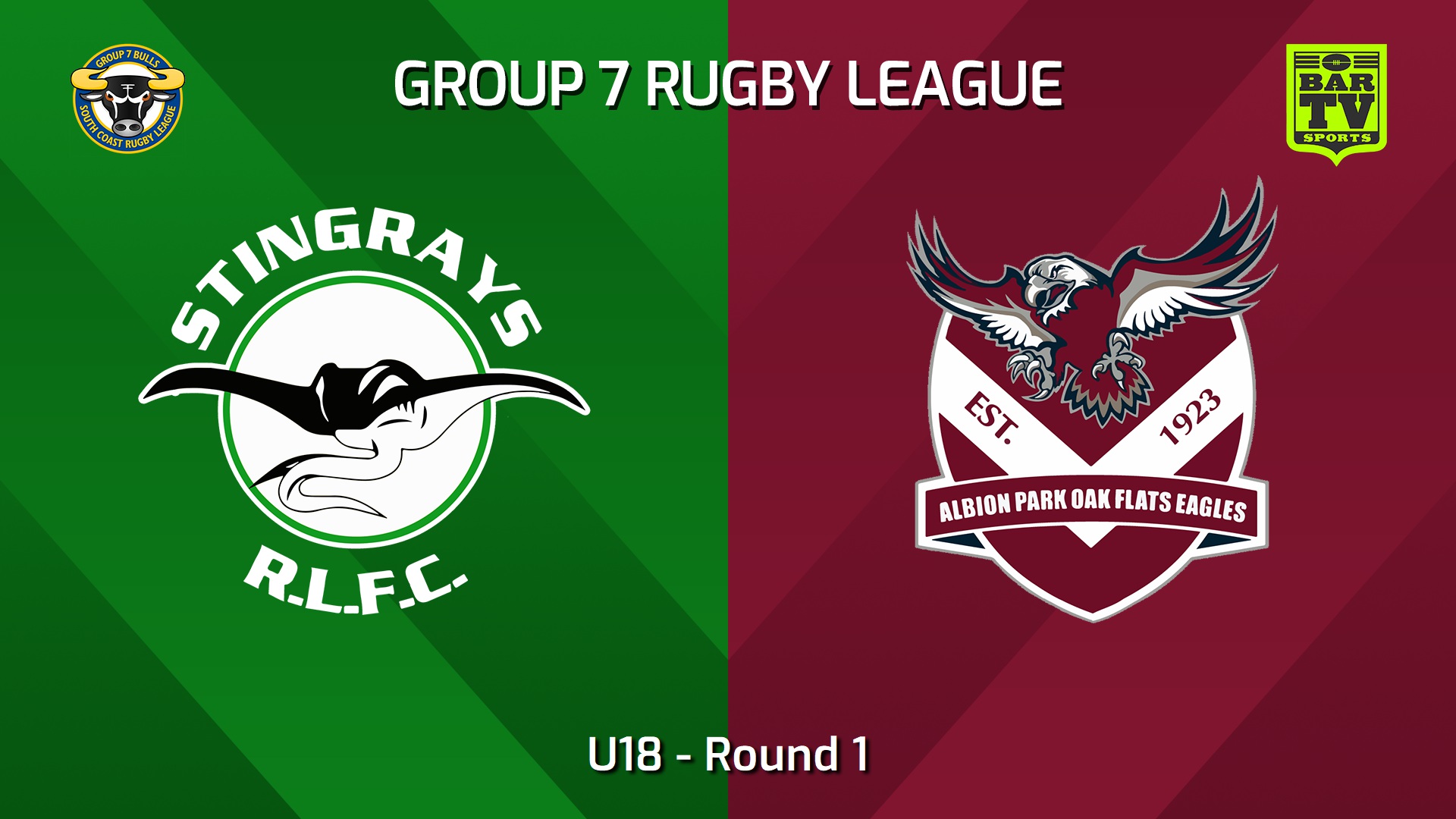 240714-video-South Coast Round 1 - U18 - Stingrays of Shellharbour v Albion Park Oak Flats Eagles Slate Image